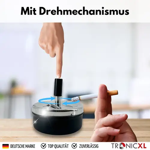2 Stück Aschenbecher Drehaschenbecher Schleuderaschenbecher Metall Aschenbecher mit Drehknopf Tischaschenbecher Windaschenbecher mit Deckel 2 Stück Aschenbecher Drehaschenbecher Schleuderaschenbecher Metall Aschenbecher mit Drehknopf Tischaschenbecher Windaschenbecher mit Deckel