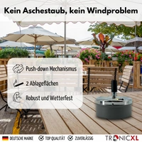 5 Stück Aschenbecher Drehaschenbecher Schleuderaschenbecher Metall Aschenbecher mit Drehknopf Tischaschenbecher 5 Stück Aschenbecher Drehaschenbecher Schleuderaschenbecher Metall Aschenbecher mit Drehknopf Tischaschenbecher