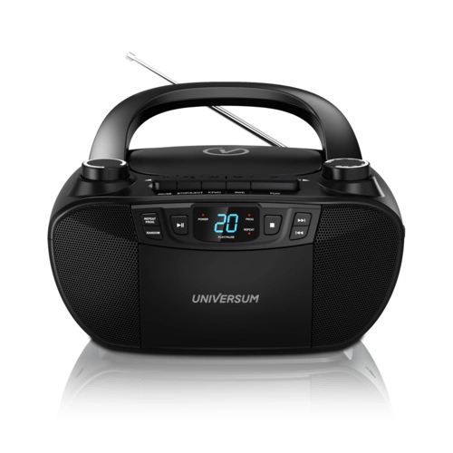 Universum BB 200 - tragbarer CD-Player mit Radio, Kassette & Lautsprecher – Boombox mit AUX & 3,5mm Kopfhöreranschluss Universum BB 200 - tragbarer CD-Player mit Radio, Kassette & Lautsprecher – Boombox mit AUX & 3,5mm Kopfhöreranschluss