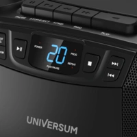Universum BB 200 - tragbarer CD-Player mit Radio, Kassette & Lautsprecher – Boombox mit AUX & 3,5mm Kopfhöreranschluss Universum BB 200 - tragbarer CD-Player mit Radio, Kassette & Lautsprecher – Boombox mit AUX & 3,5mm Kopfhöreranschluss