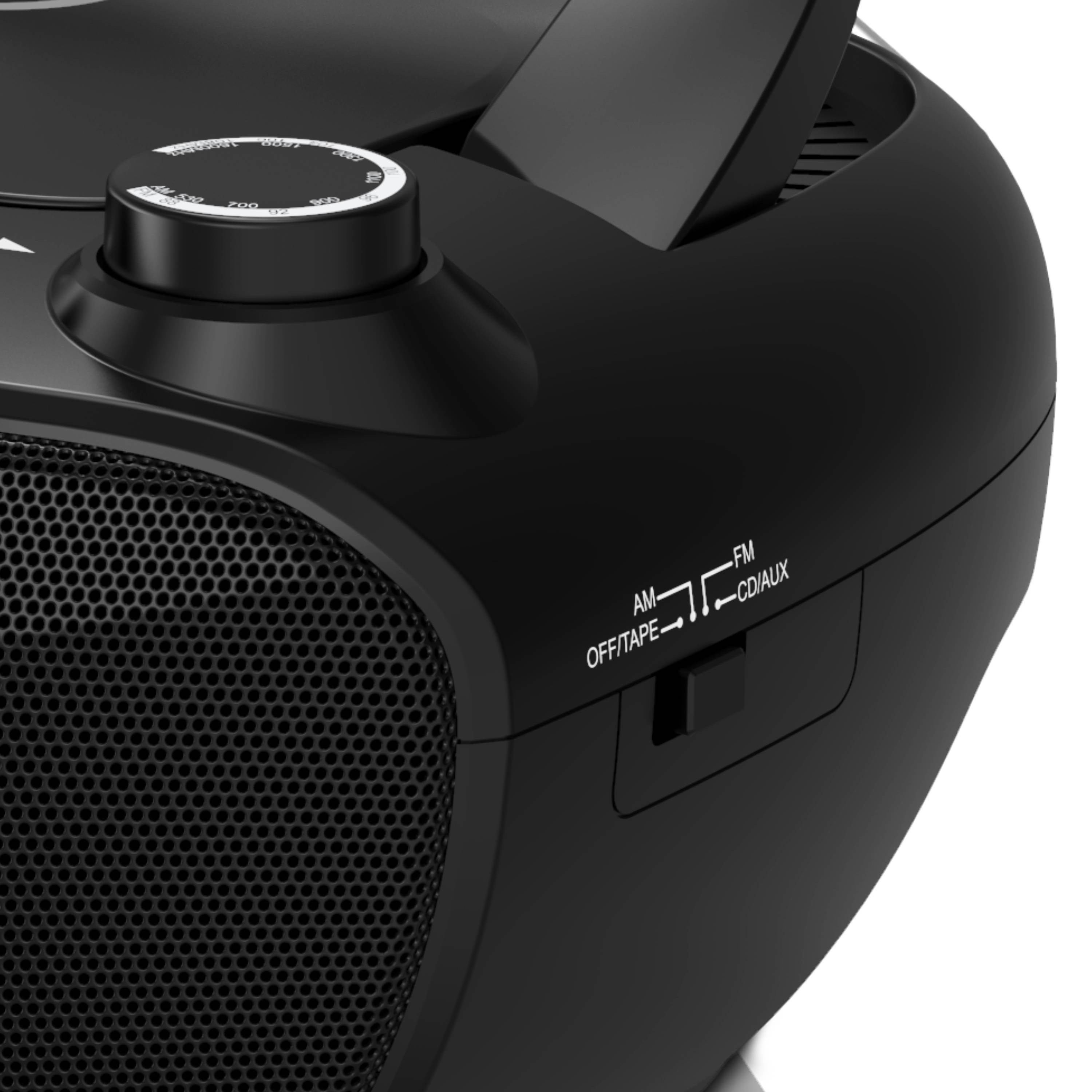 Universum BB 200 - tragbarer CD-Player mit Radio, Kassette & Lautsprecher – Boombox mit AUX & 3,5mm Kopfhöreranschluss