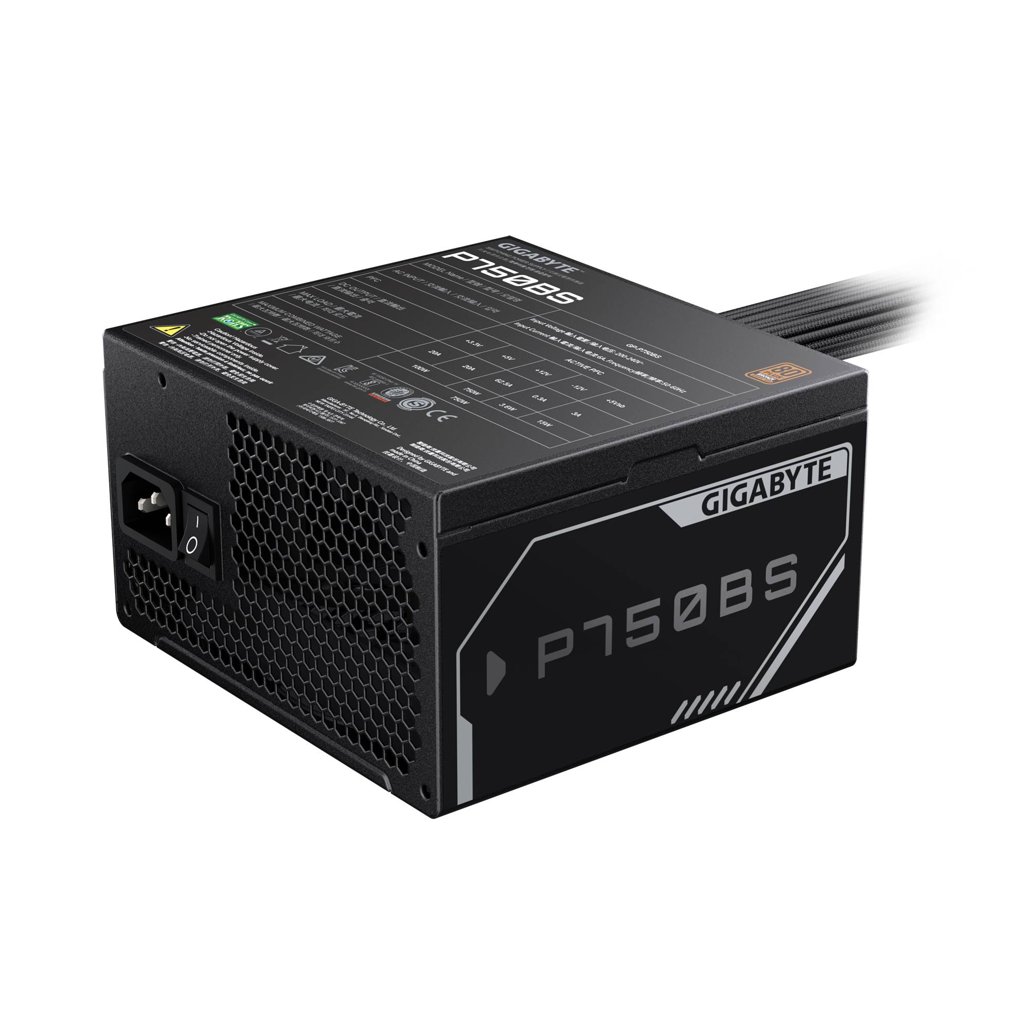 Gigabyte P750BS - Netzteil (intern) - ATX12V