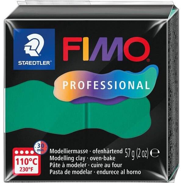 Modelliermasse Fimo professsional 57g grün