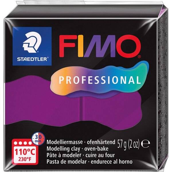 Modelliermasse Fimo professsional 57g violett