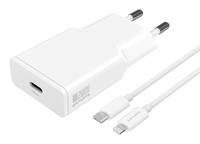 4smarts Netzladegerät PDPlug Slim GaN 1C+ USB-C auf Lightning 1.5m weiß