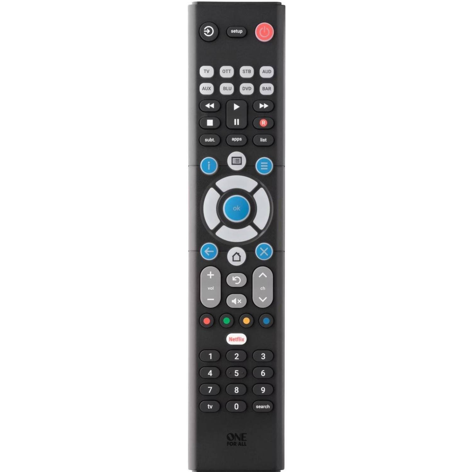 One for All URC 1281 Essence 8in1 Universalfernbedienung
