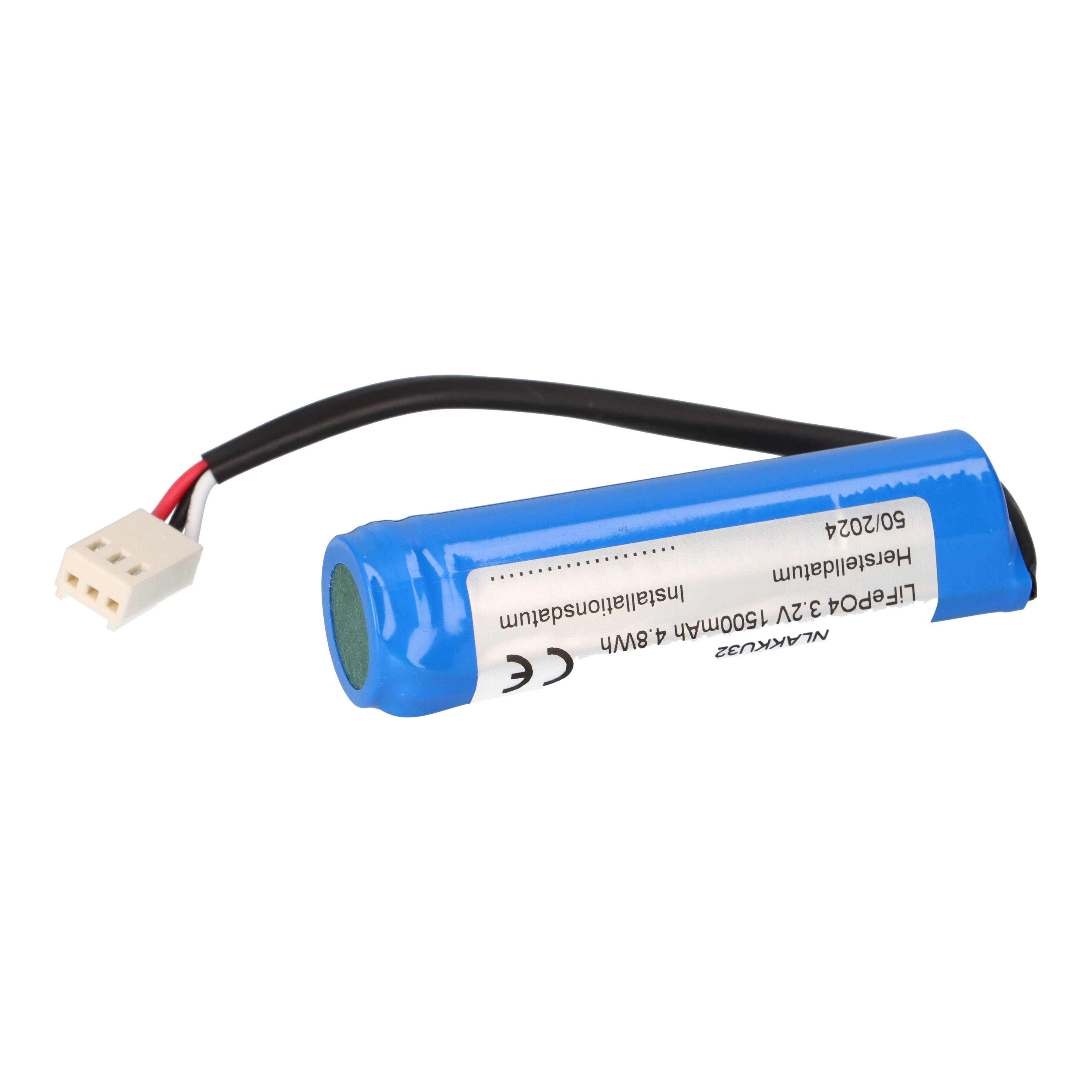 Schrack LiFePO4 Akku 3,2V 1,5Ah – NLK2U403SC / NLK3U403SC / NLK9XU003S