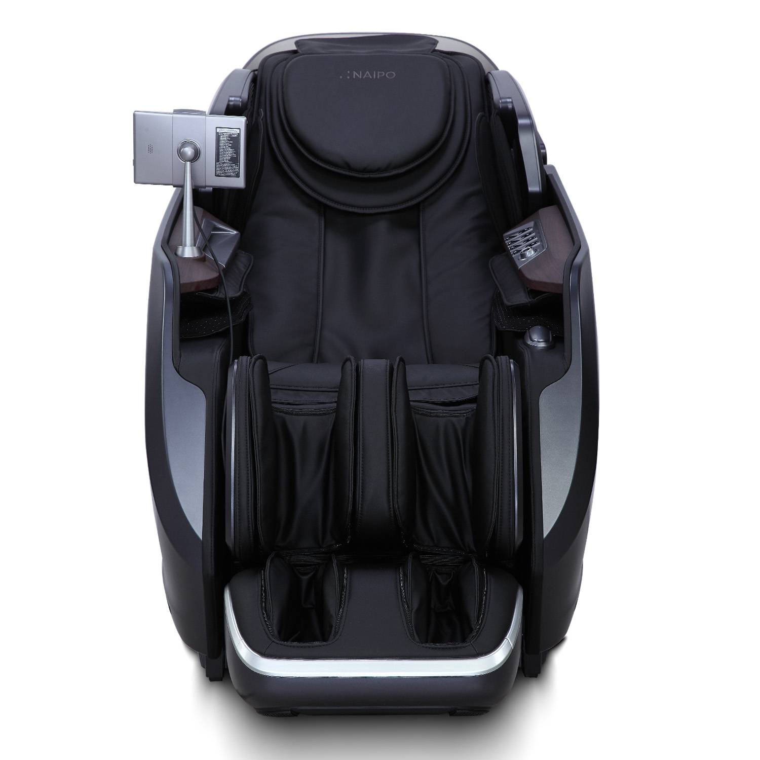 Naipo 4D Massagesessel, Raumkapsel-Massagestuhl für Ganzkörper-Entspannungsmassage Schwarz