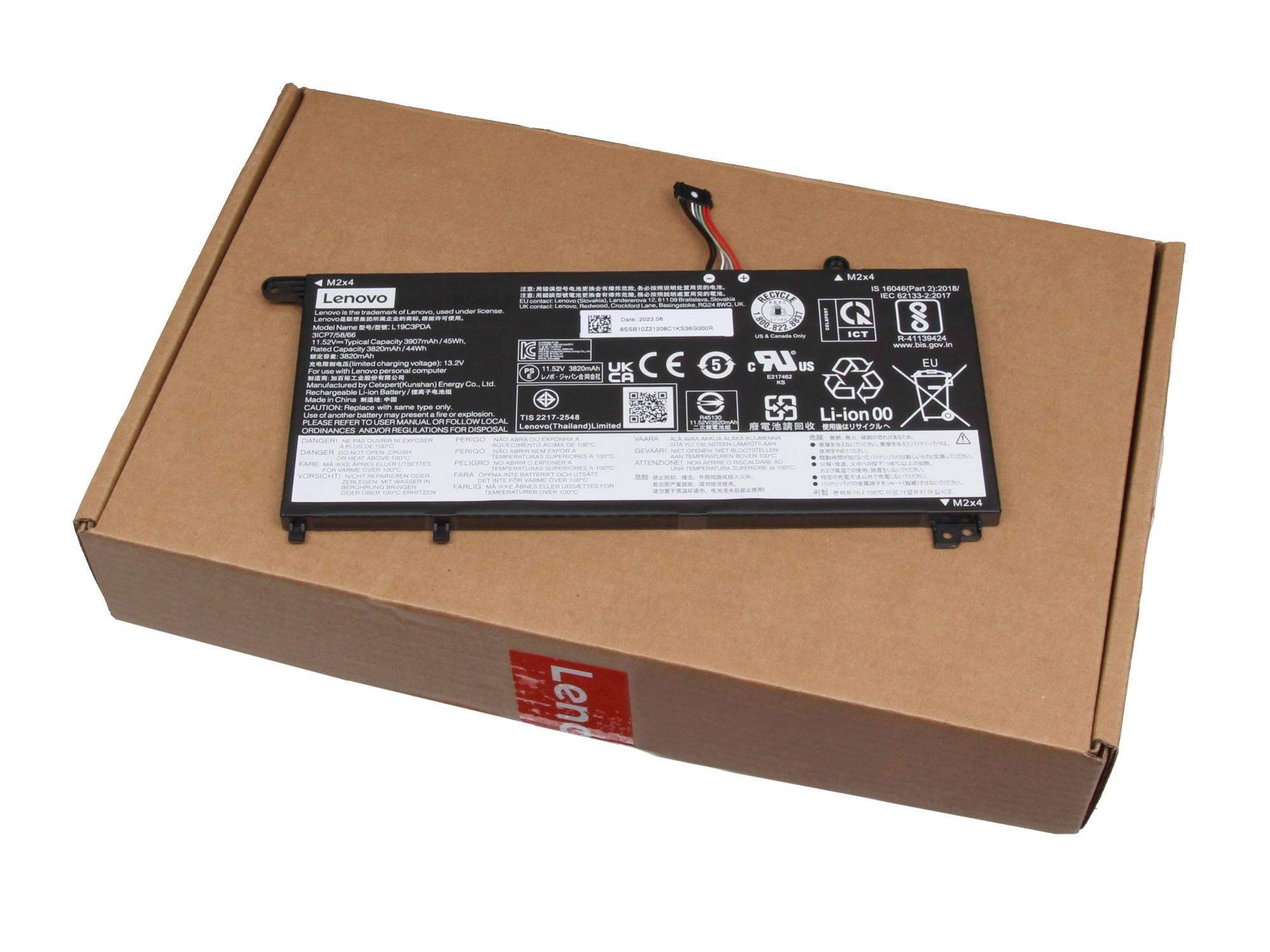 Lenovo 5B11N52076 Akku 45Wh Original 3 Zellen - Akku - 3.907 mAh - 11,52 V