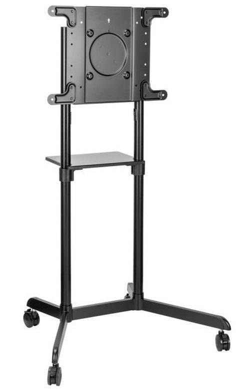 Dacomex TV-Wagen S70-600W-R, für Flachbildschirme 94 - 177 cm (37" - 70"), bis 70 kg, schwarz