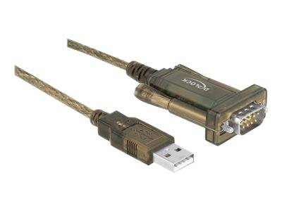 DELOCK Adapter USB 2.0 Typ-A > 1 x Seriell DB9 RS-232 Multimedia-Technik