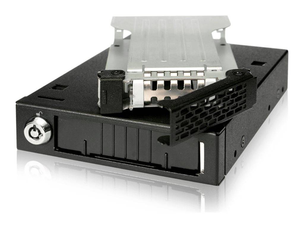 We-Ra. IcyDock 6,3cm SATAI-II/SAS in 1x3,5 MB991IK-B sw Multimedia-Technik Festplattenwechselr.