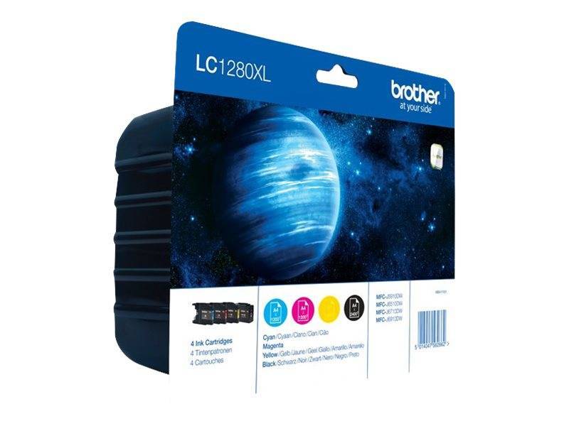 Patrone Brother LC-1280XLVALBP Multipack (cy, mg, ye, sw) Multimedia-Technik Patronen