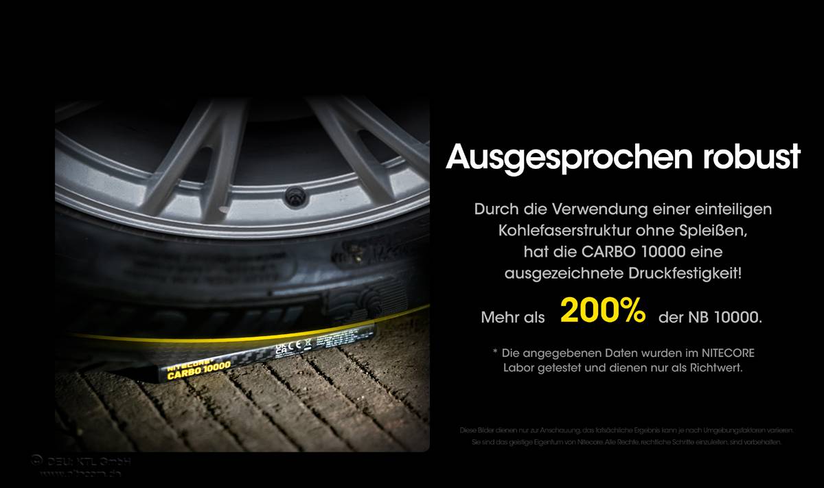 Nitecore Powerbank CARBO10000 - 10000mAh