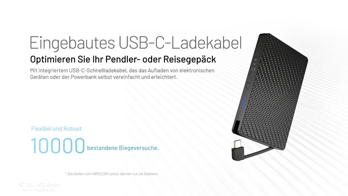 Nitecore Powerbank POCKET10000 - 10000mAh