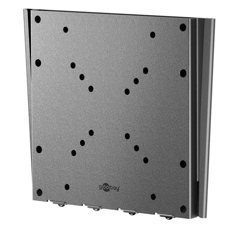 Goobay TV-Wandhalterung Caravan FIXED (M), schwarz - Halterung für Fernseher von 23 bis 42 Zoll (58 – 107 cm), max. 30 k