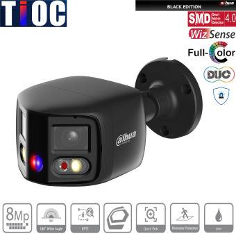 Dahua - IPC-PFW3849SP-A180-E2-AS-PV-0280B-Black - IP - Bullet, - 8MP/2x 4MP/Starlight/WizSense/TIOC/schwarz - 2x 2,8 mm