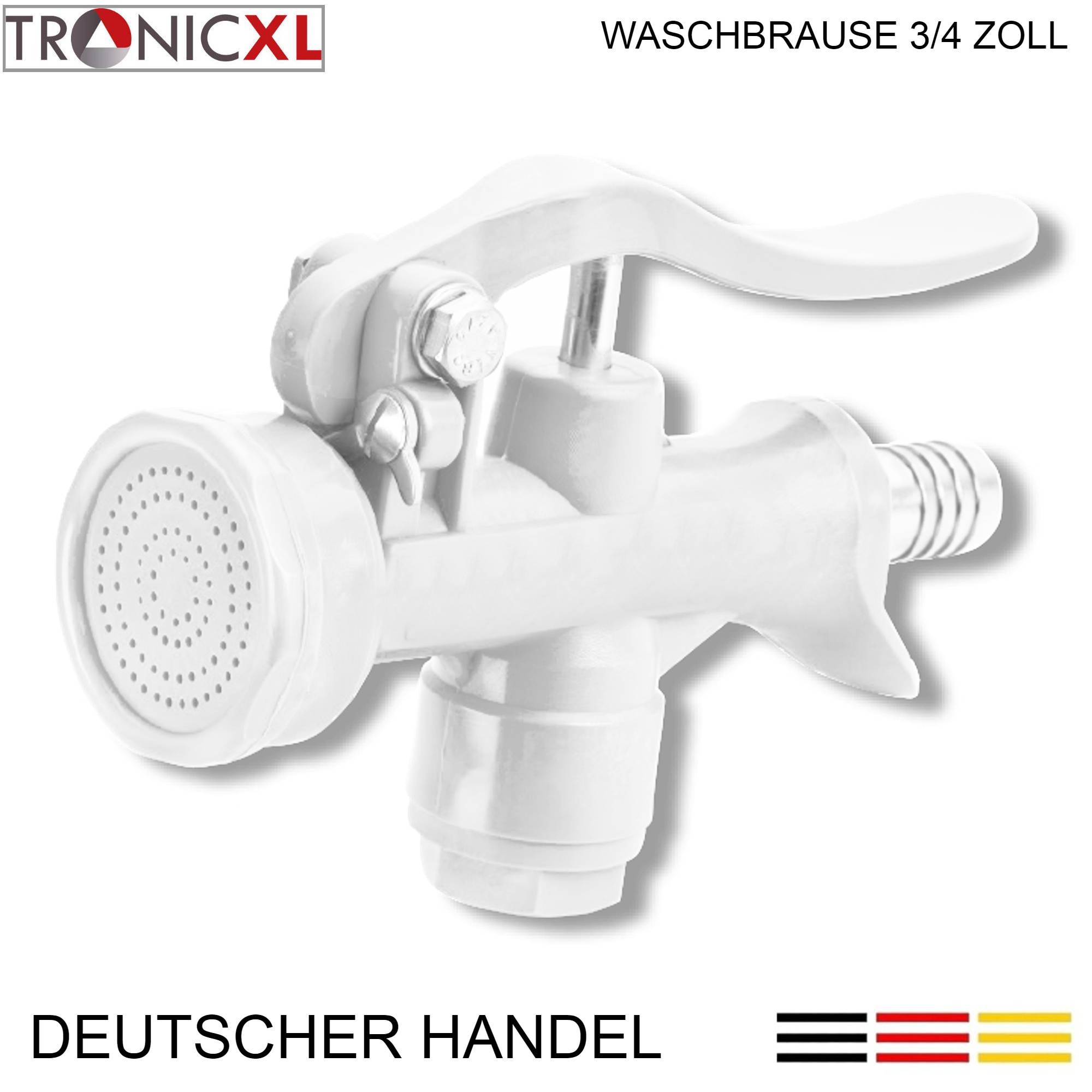 Gastro Waschbrause Duschkopf Handduschkopf Handduschapparat Sparbrause 3/4 Zoll 19mm Reinigungspistole Spar Wasch Brause