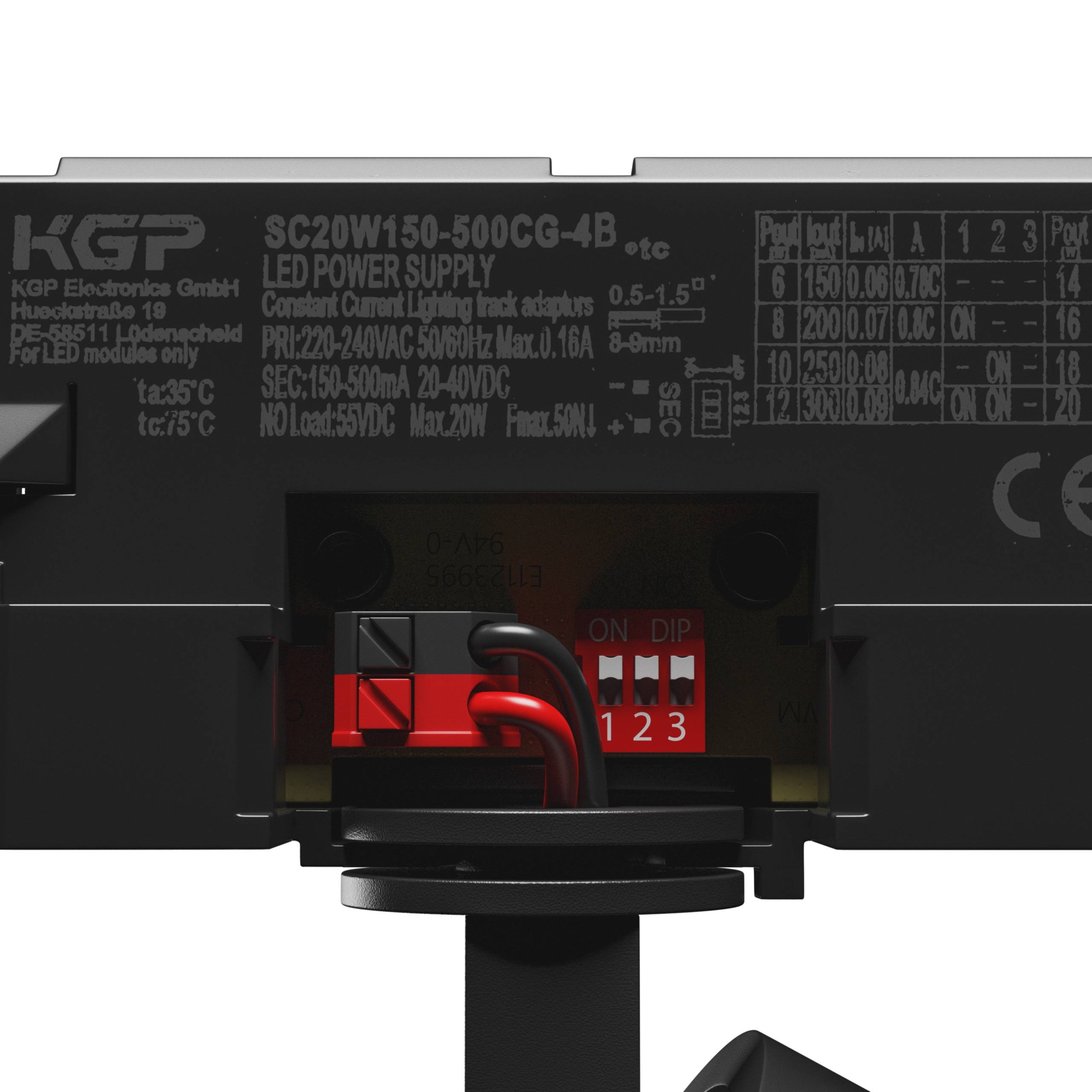 Spectrum LED 3-Phasen Stromschienenstrahler ARTEMIDA MINI 6,5-20W 600-1700lm schwarz 36°/60° Neutralweiß 4000K