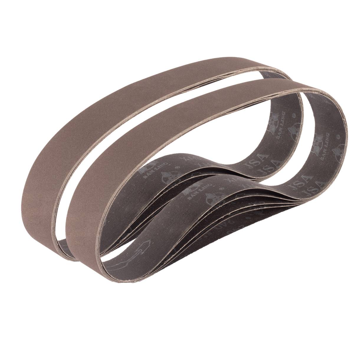 STAHLWERK Schleifband 10er Set mit P120 Körnung 40 x 760 mm