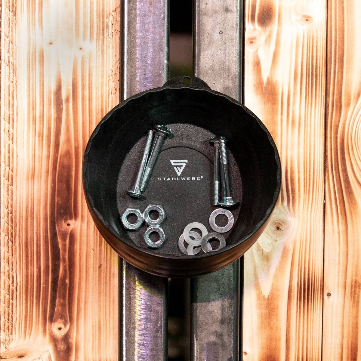 STAHLWERK Magnetschale 6 Zoll aus Kunststoff mit starker Haftkraft 4 Stück