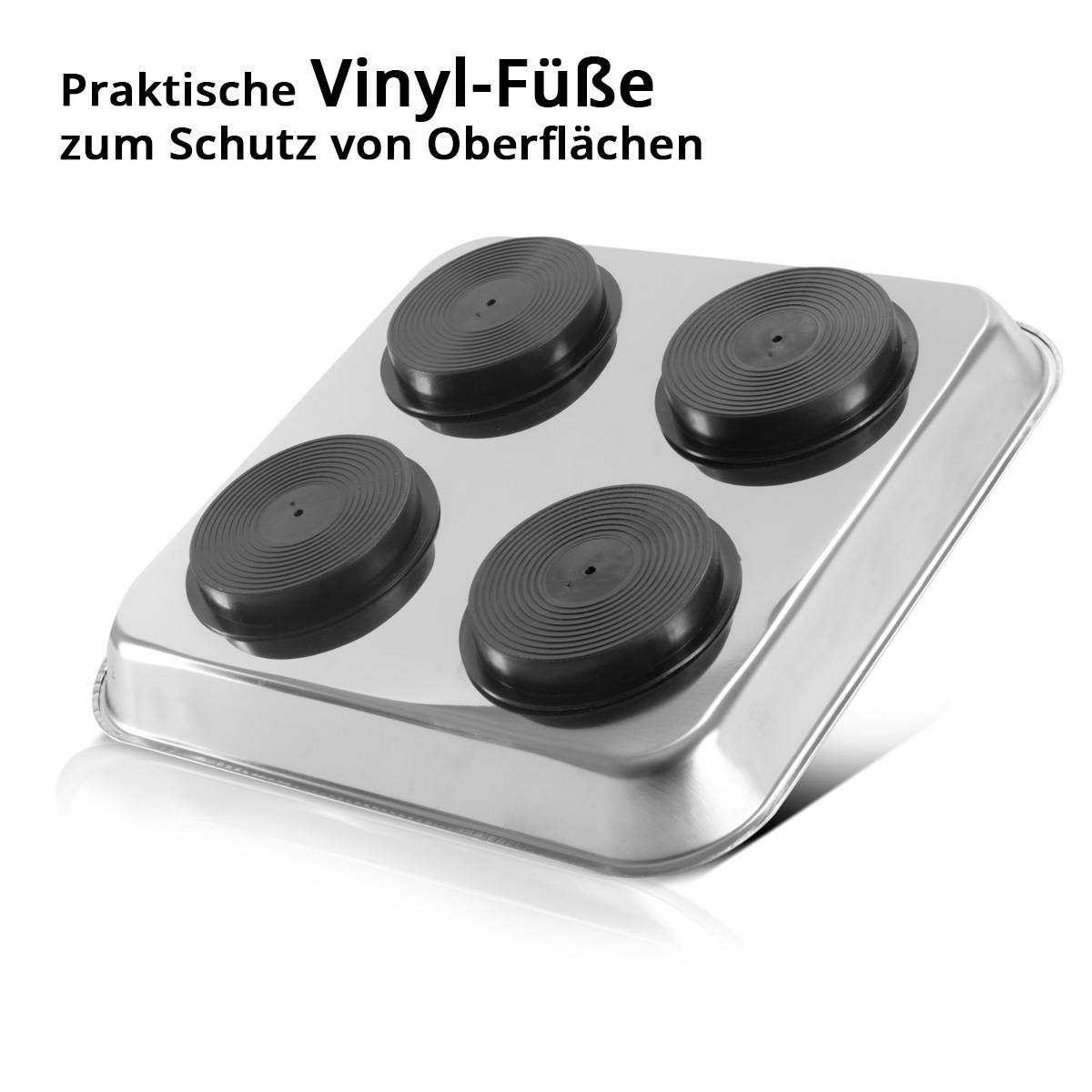 STAHLWERK Magnetschale MS-30 ST 3er Set 270 x 292 x 30mm Magnetteller Haftschale