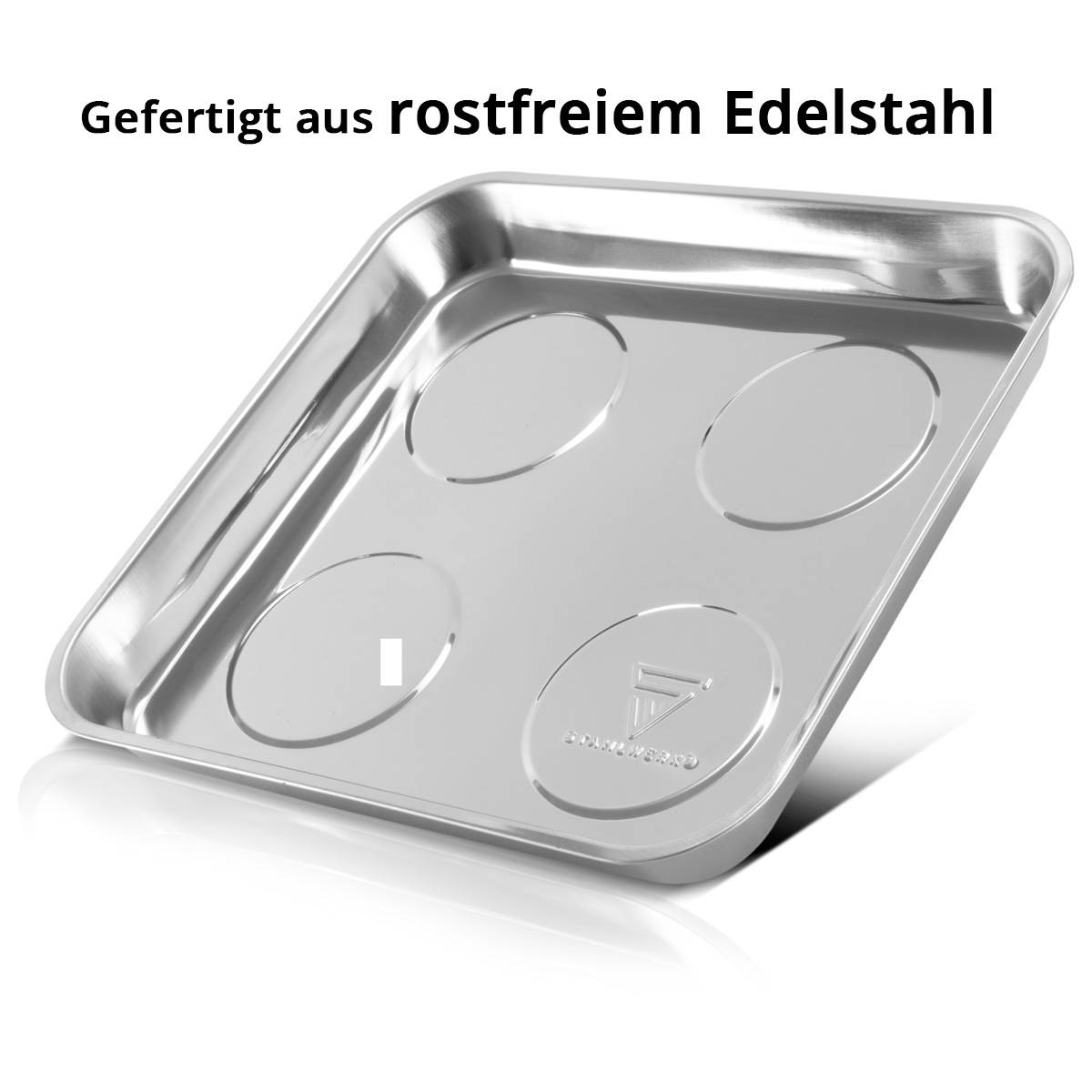 STAHLWERK 2 x Magnetschale 270 x 292 x 30 mm Magnetteller Schraubenschale