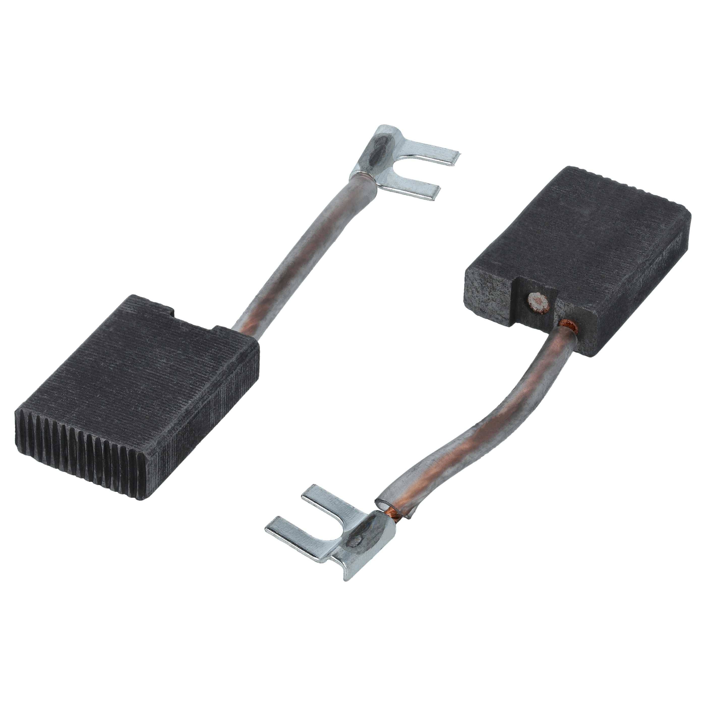 vhbw 2x Kohlebürste 6,3 x 16 x 22,5 mm kompatibel mit Black & Decker P 5906, 5912, 5903, 5706, 5902, 5702, 5703 Winkelschleifer, Handkreissäge