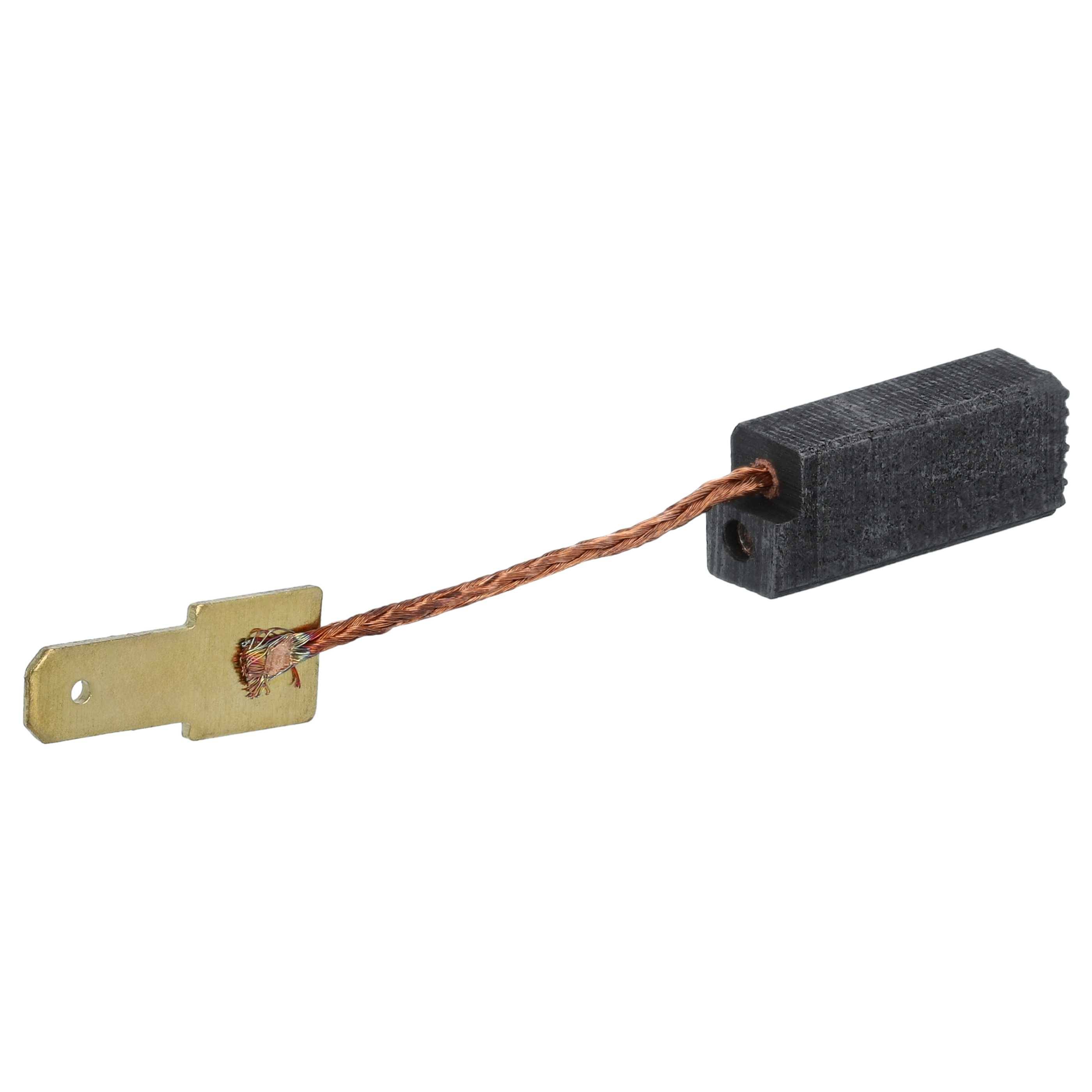 vhbw 2x Kohlebürste 6,3 x 8 x 19,5 mm kompatibel mit Flex LW 603 VR Elektrowerkzeug