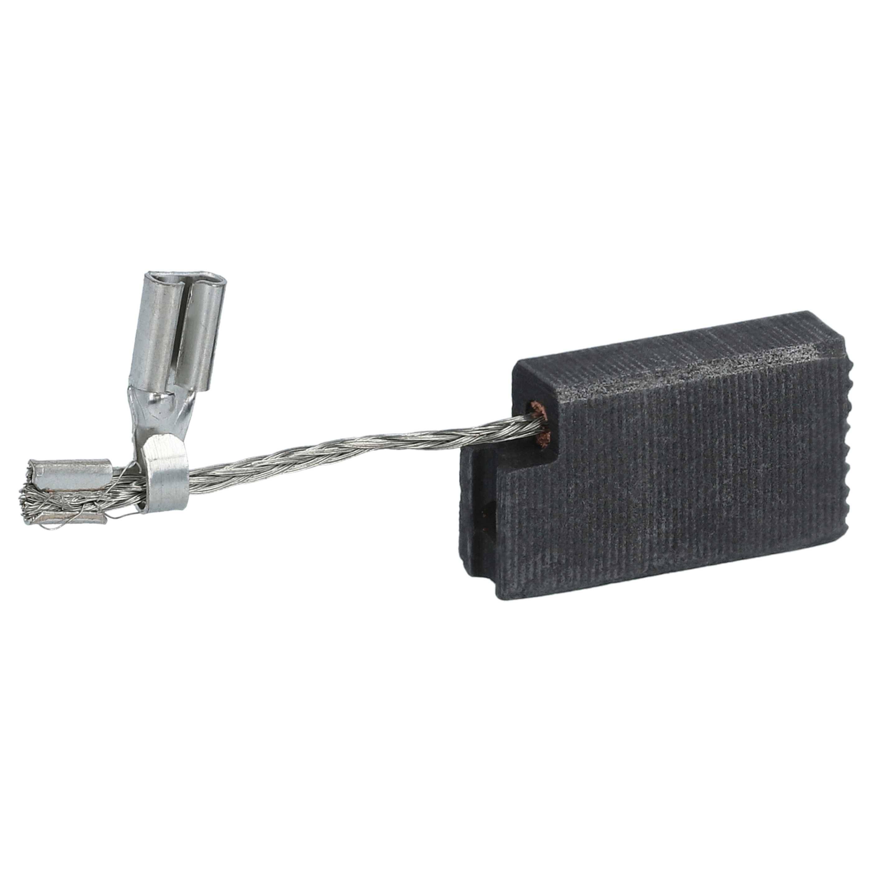 vhbw 4x Kohlebürste 5 x 10 x 17 mm kompatibel mit Fein WSG 11-125 RT* Winkelschleifer, Bandschleifer, Geradschleifer, Bohrmaschine