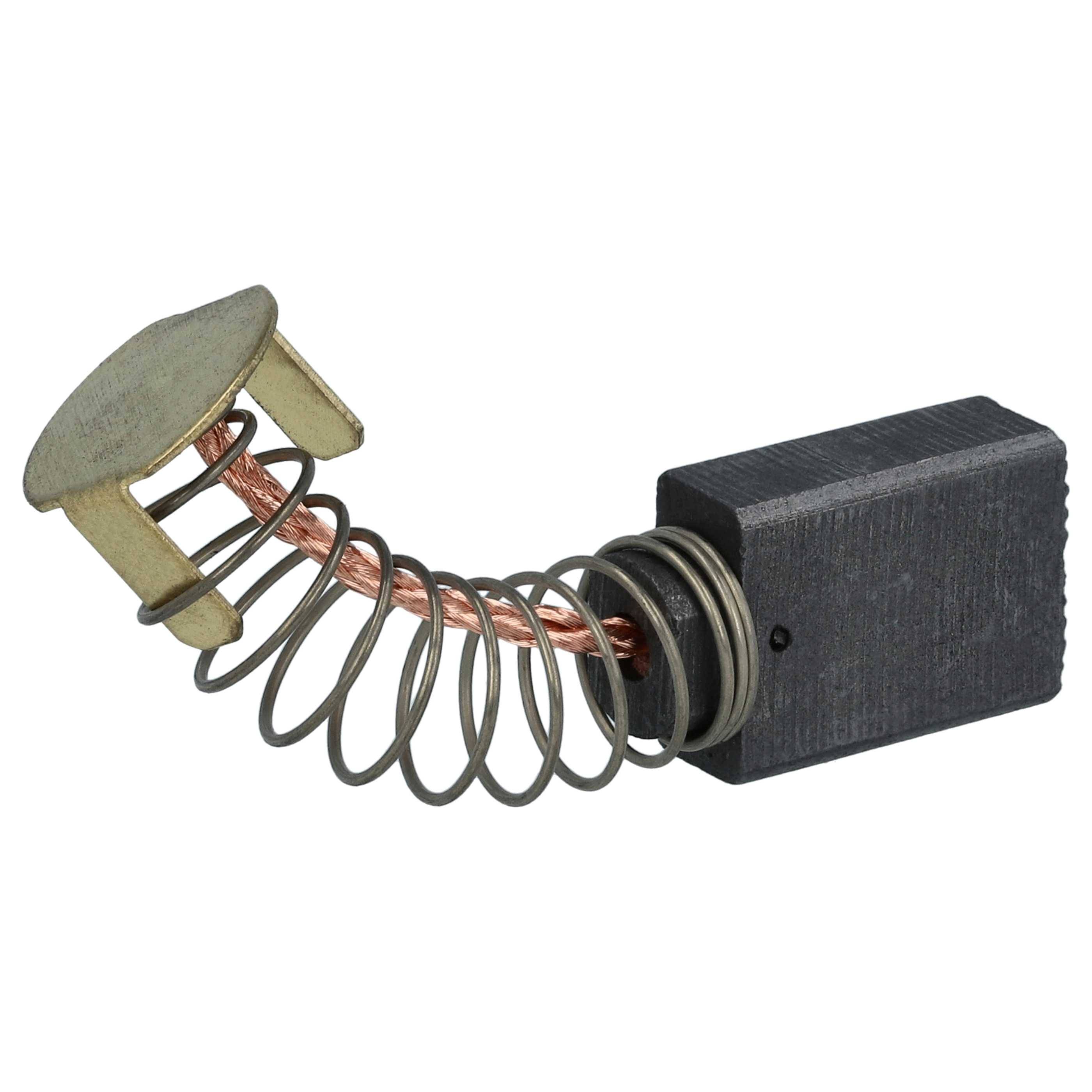 vhbw 2x Kohlebürste 6,4 x 12,5 x 20 mm Ersatz für Fein 1 617 014 136, 30711056001, 30711061008 für Winkelschleifer, Bohrmaschine + Feder