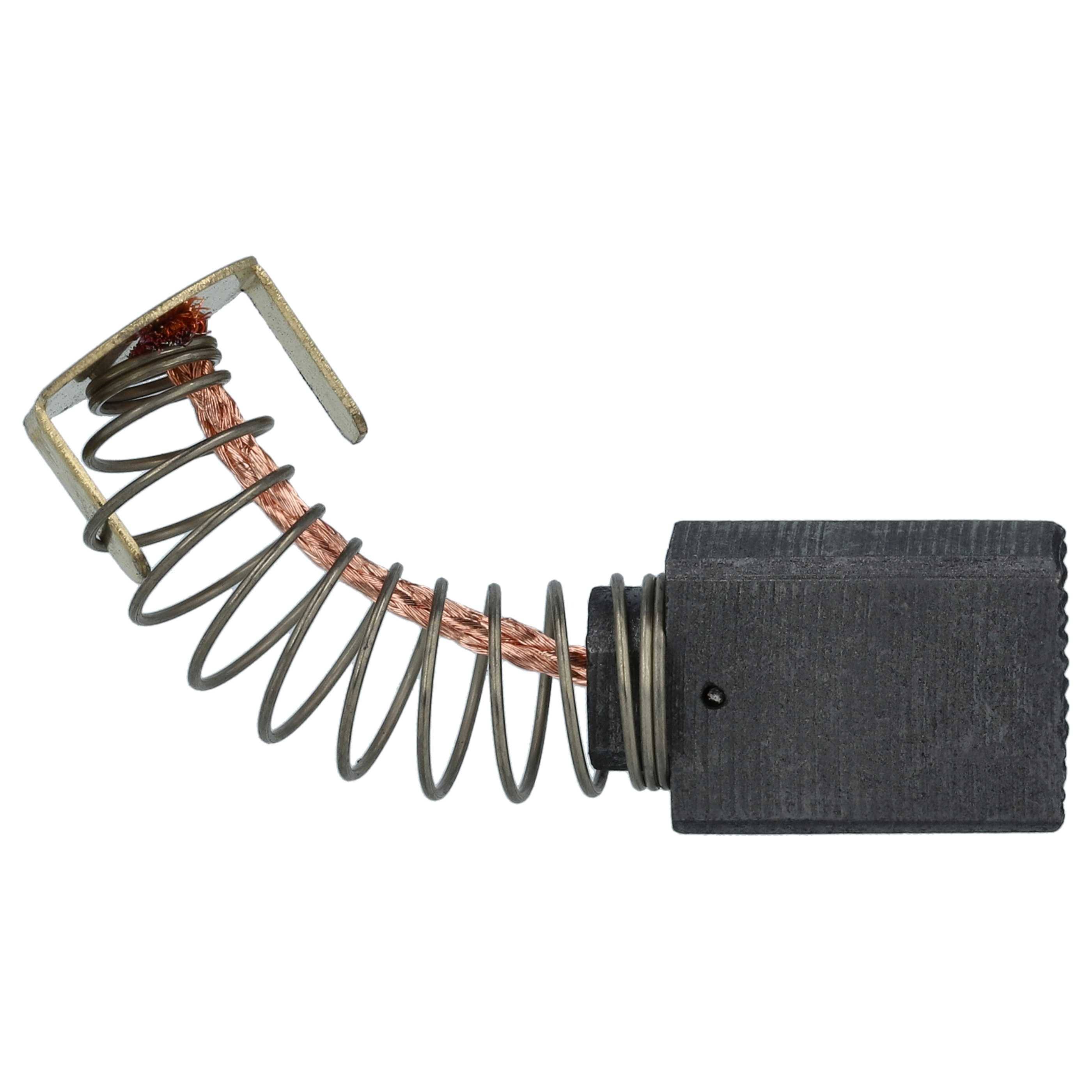 vhbw 2x Kohlebürste 6,4 x 12,5 x 20 mm Ersatz für Fein 1 617 014 136, 30711056001, 30711061008 für Winkelschleifer, Bohrmaschine + Feder