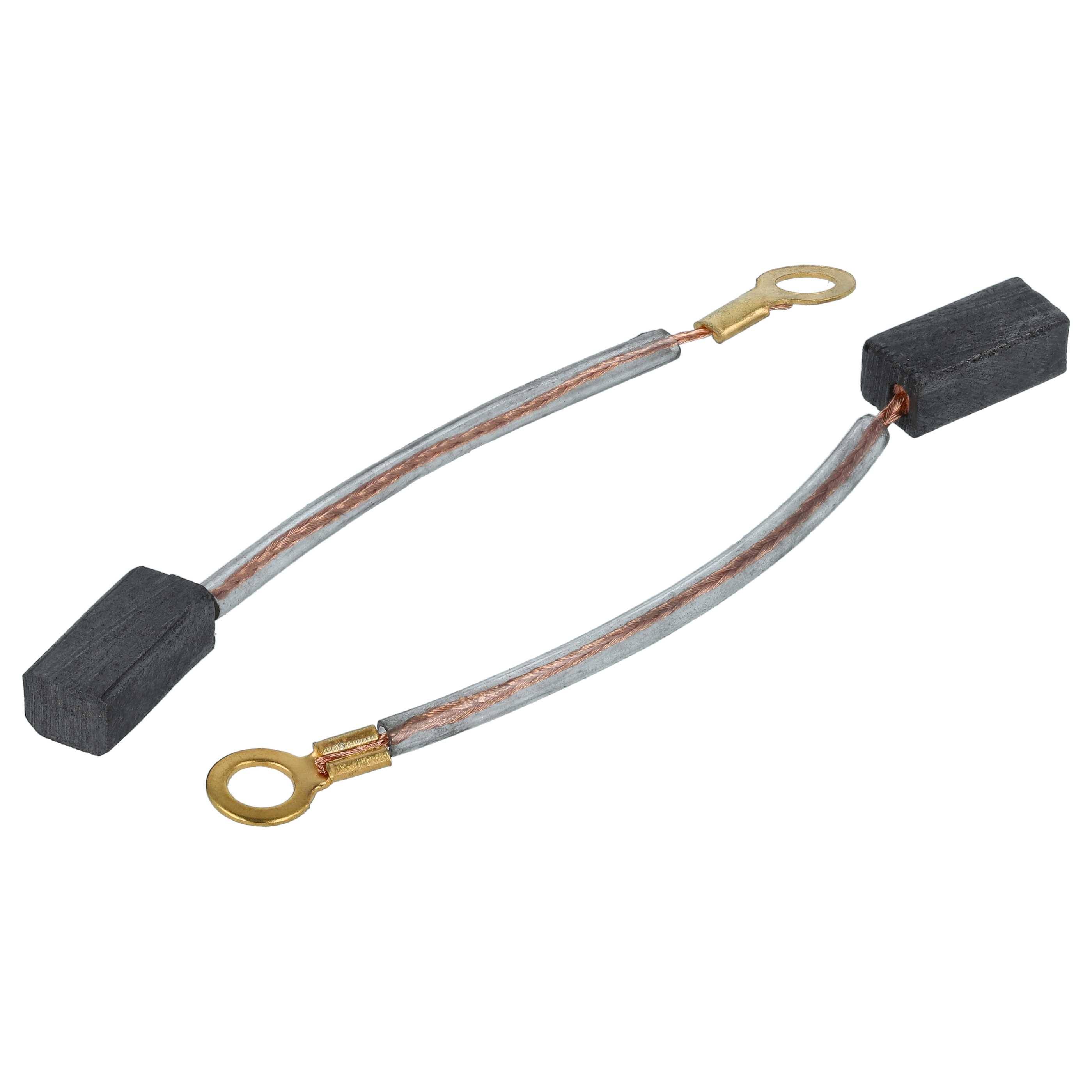 vhbw 2x Kohlebürste 5 x 6, 5 x 13 mm kompatibel mit Fein Typ 72230300226 Geradschleifer