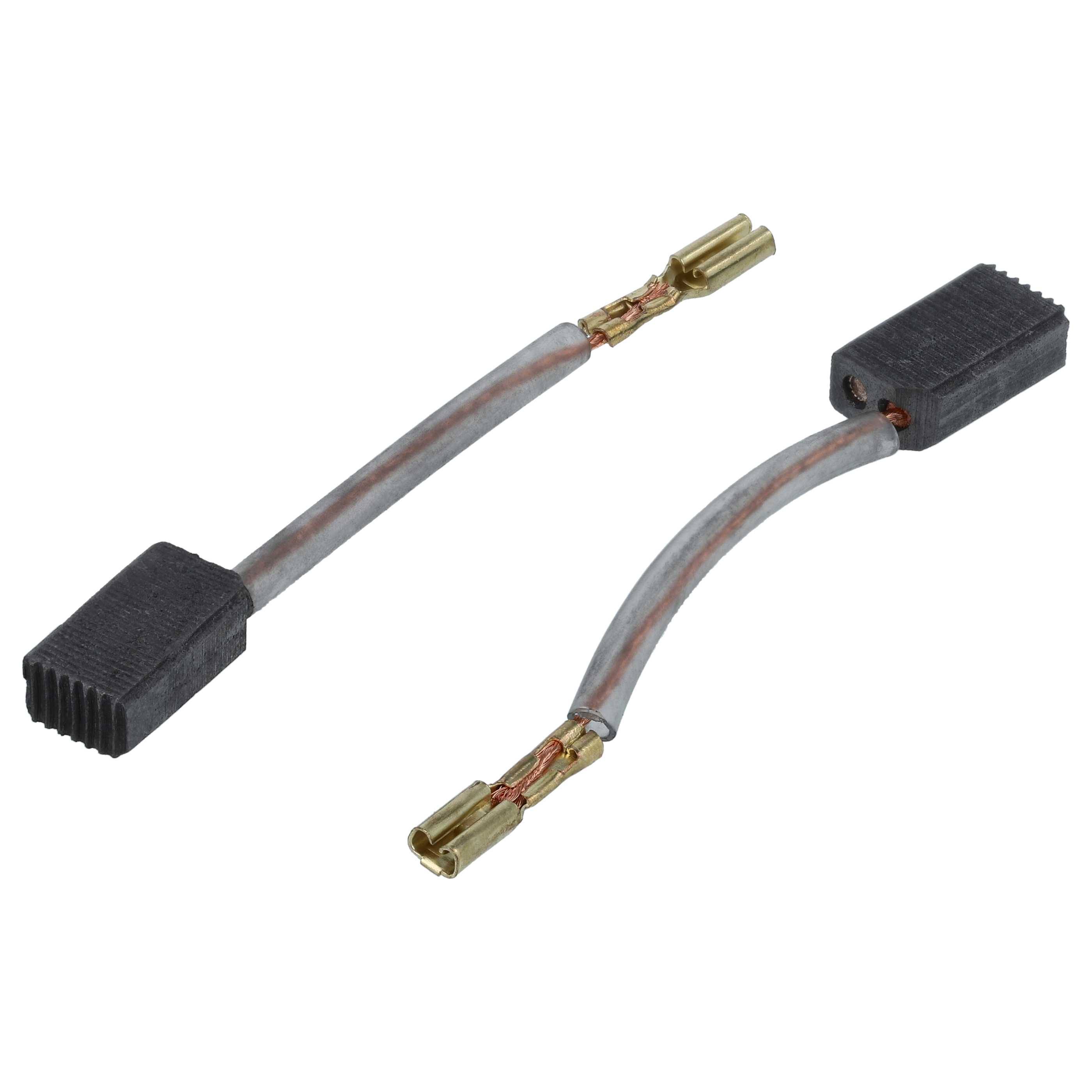 vhbw 2x Kohlebürste 5 x 8 x 14 mm kompatibel mit Fein AS te 638, tlxe 638, tlxe 639 Winkelschleifer, Multifunktionswerkzeug, Bohrmaschine