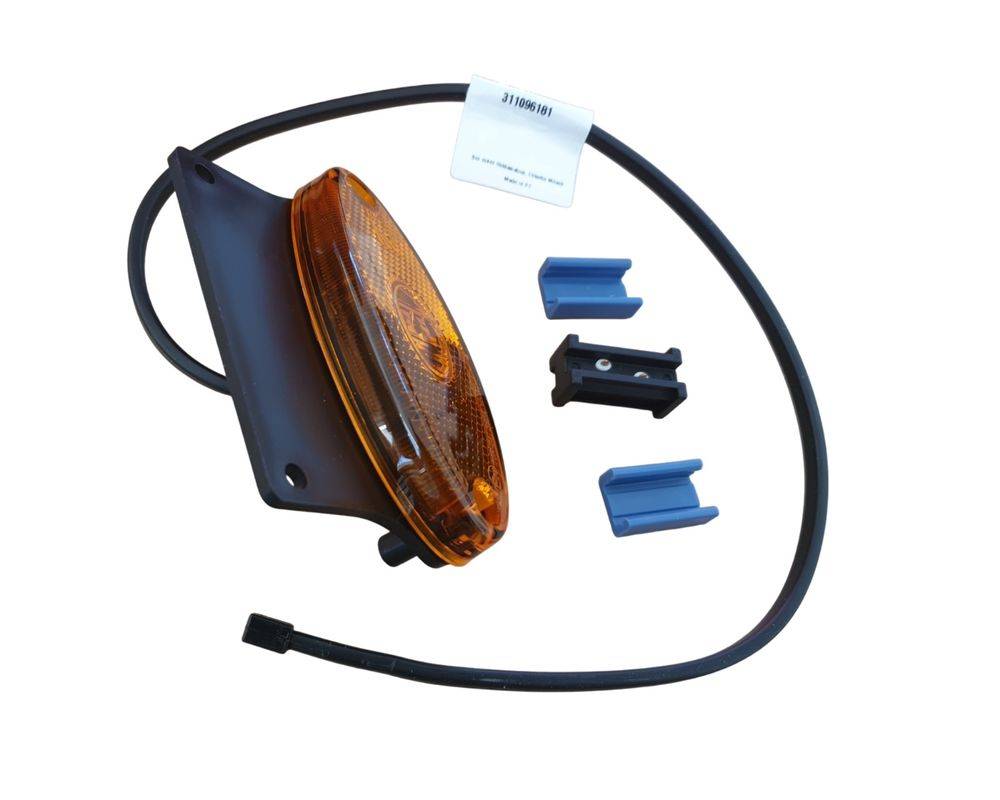 Aspöck Seitenmarkierungsleuchte Flatpoint 2 LED Gelb 0,5 m Kabel mit Halter - 31-2369-017