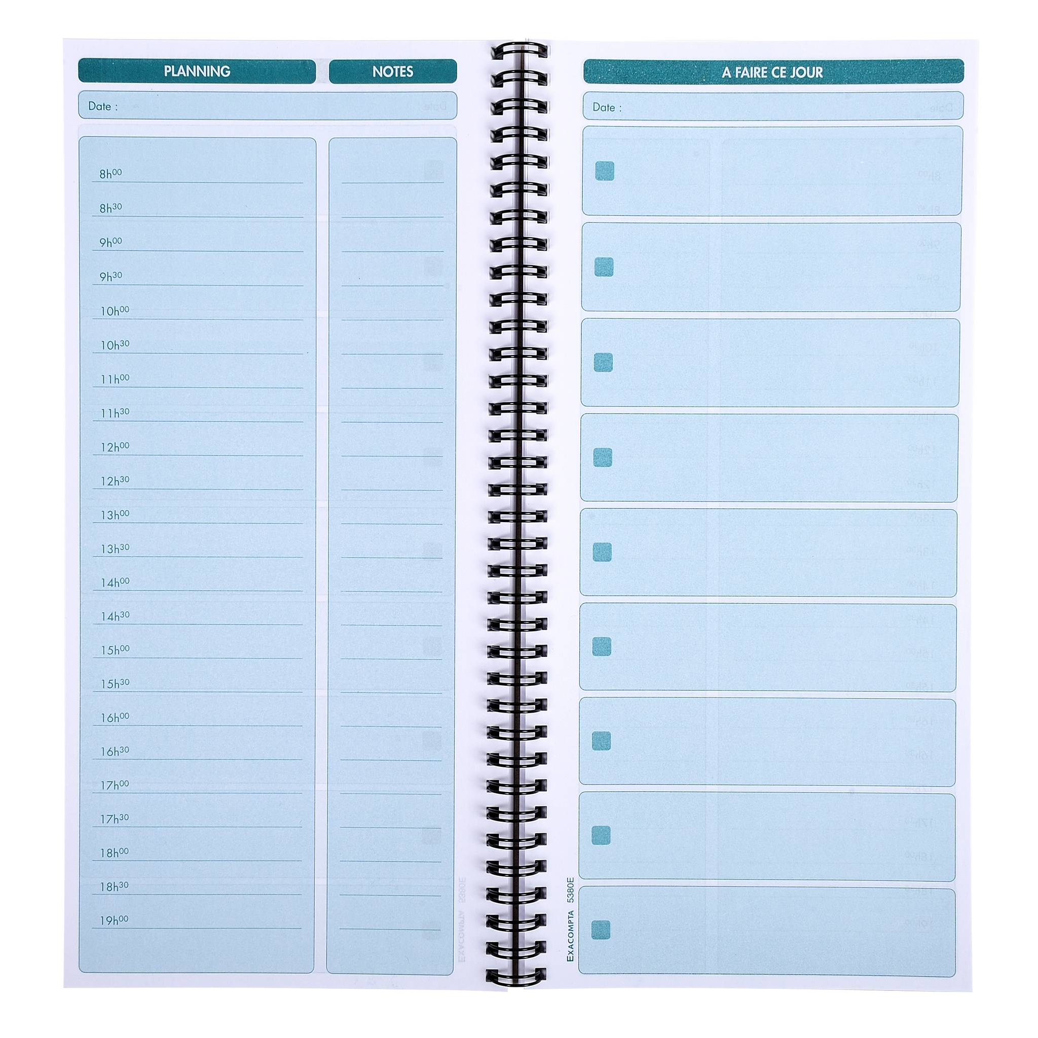 Exacompta 5x Spiralblock To Do 29,7x14 125Bl - - 5380E