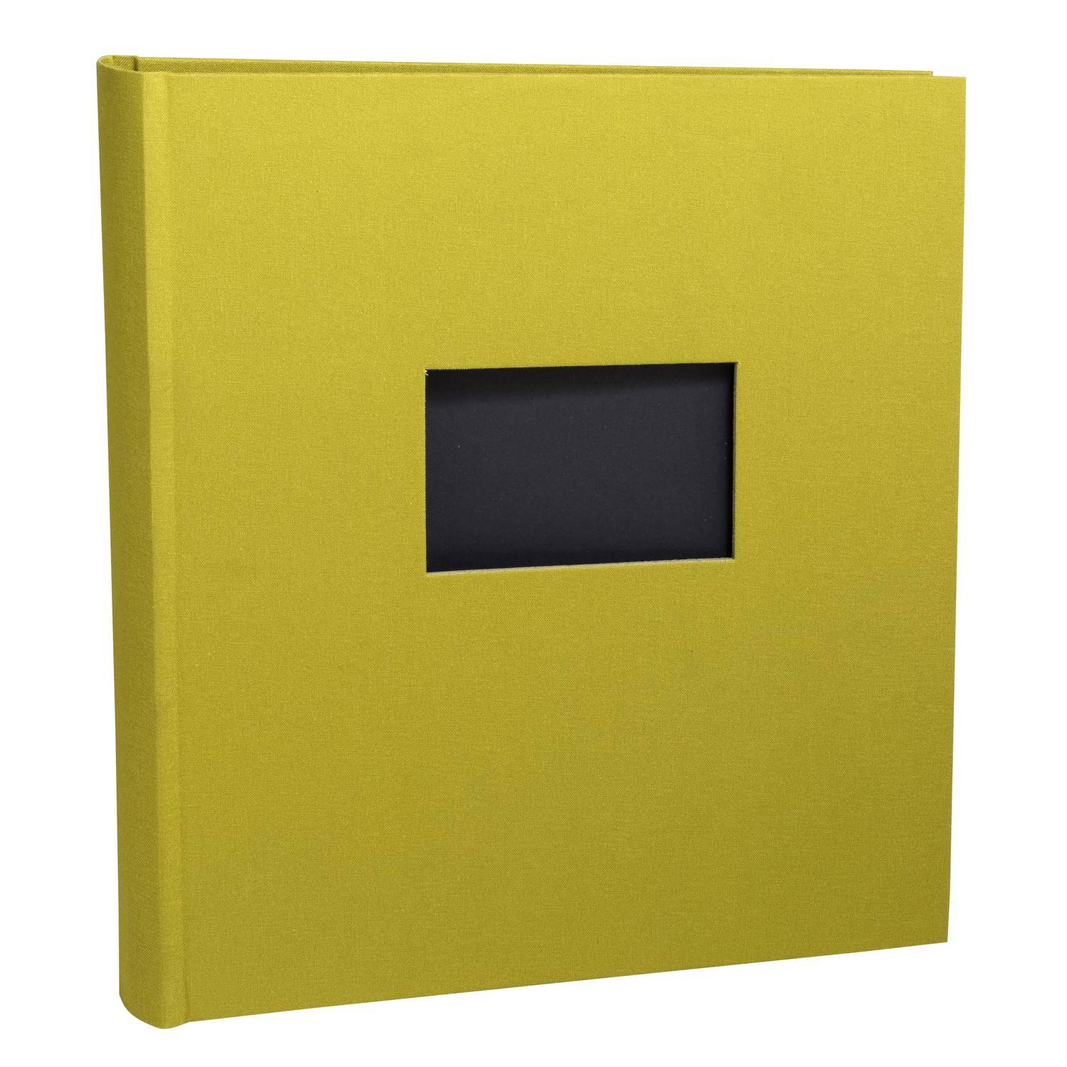Exacompta Fotoalbum 60S schwarz 29x32 cm Pop'N Co - Limettengrün - 16089E