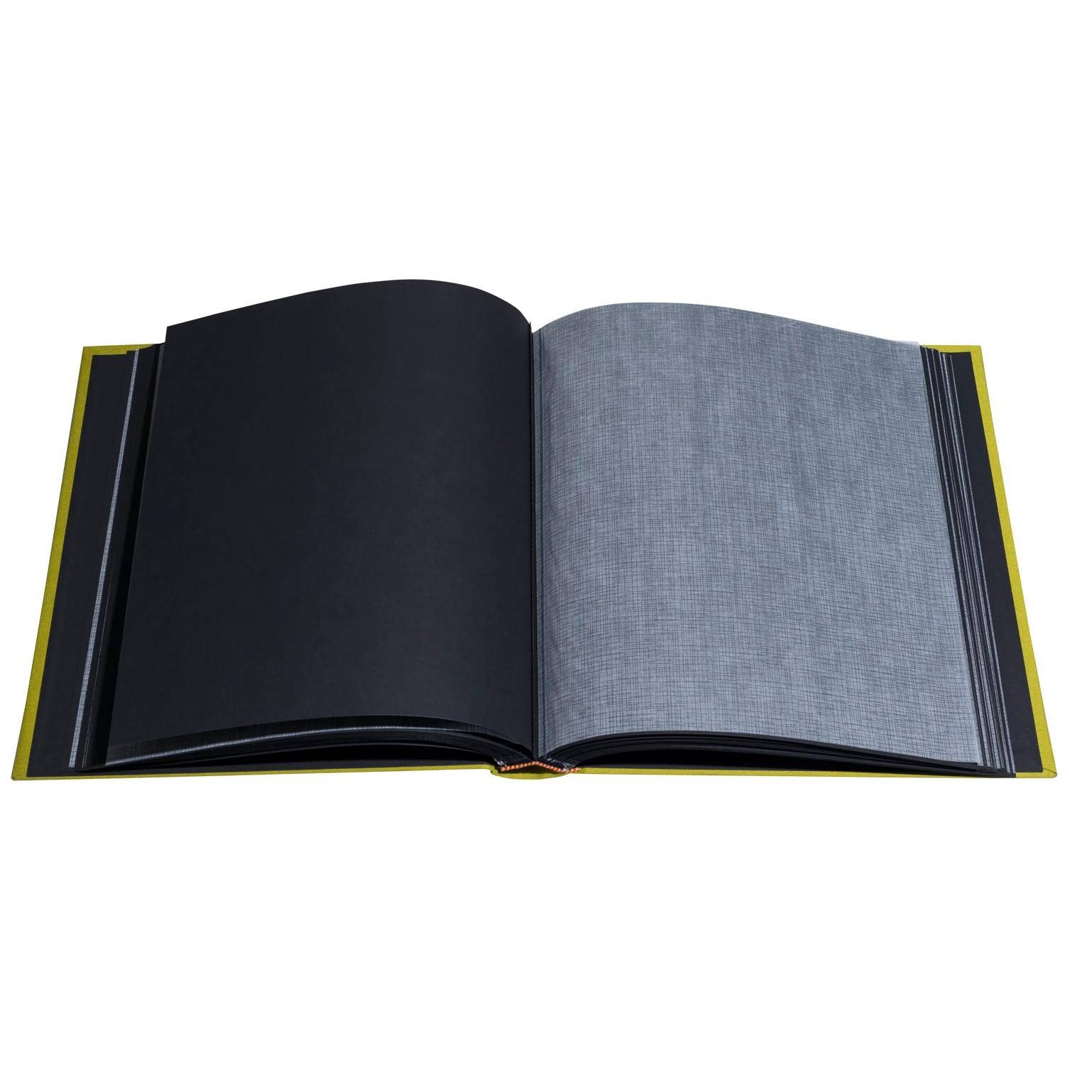 Exacompta Fotoalbum 60S schwarz 29x32 cm Pop'N Co - Limettengrün - 16089E