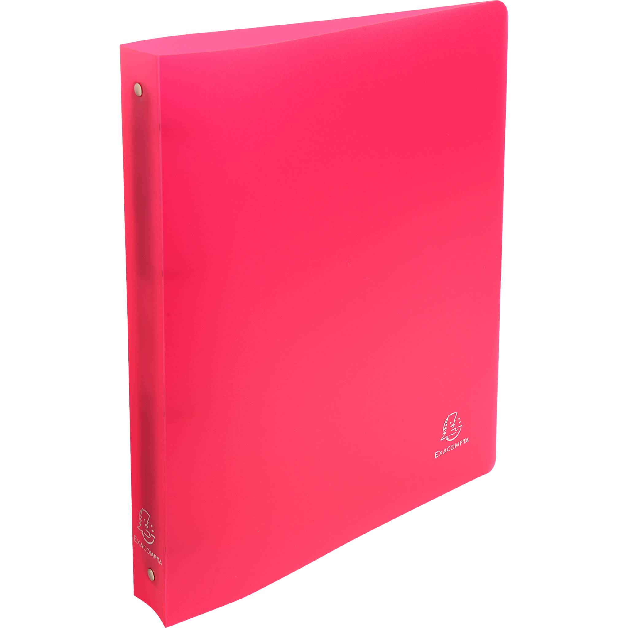 Exacompta 10x Ringbuch aus PP 700µ mit 4 Ringen, Rücken 40mm, A4 - Rot - 51265E