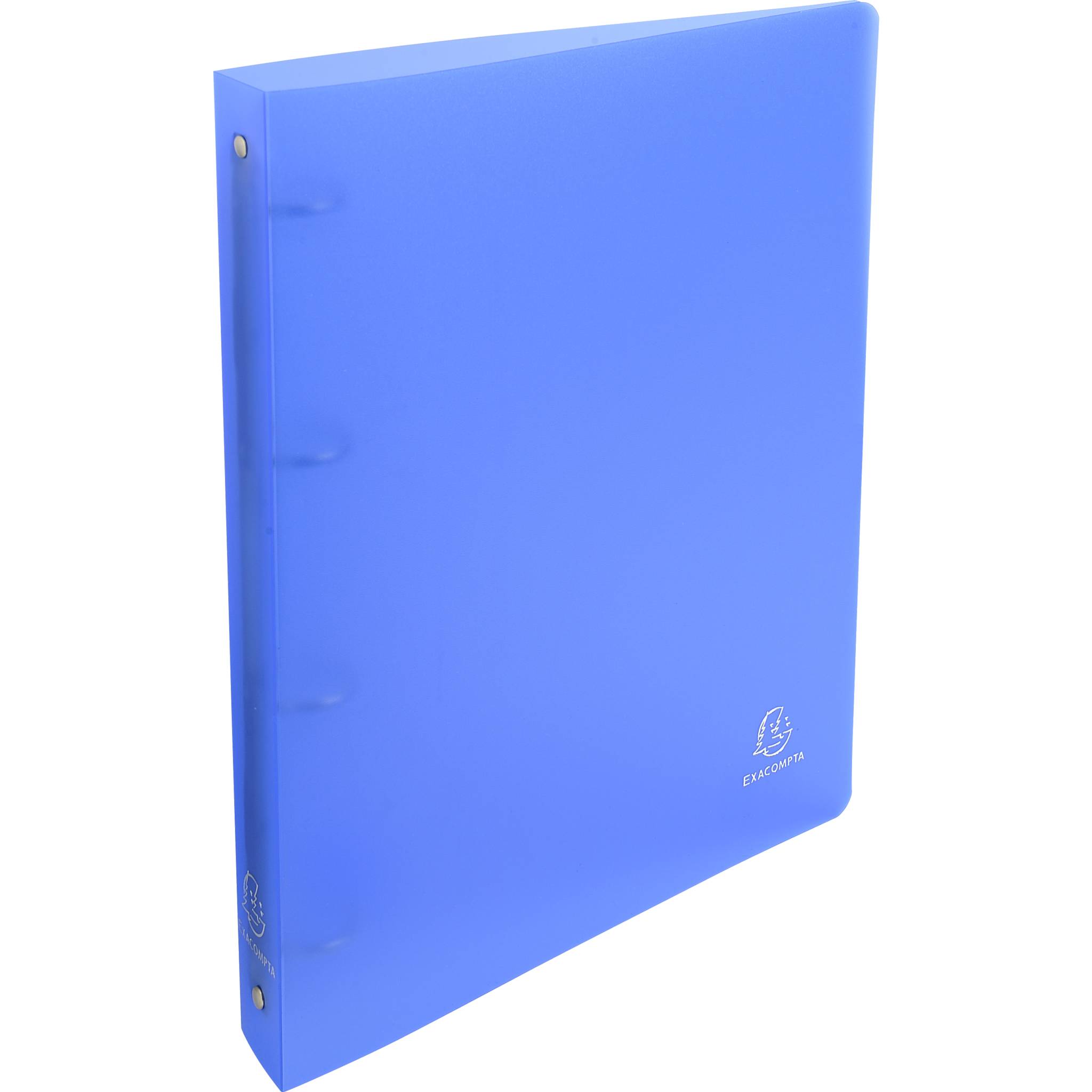 Exacompta 10x Ringbuch aus PP 700µ mit 4 Ringen, Rücken 40mm, A4 - Blau - 51266E