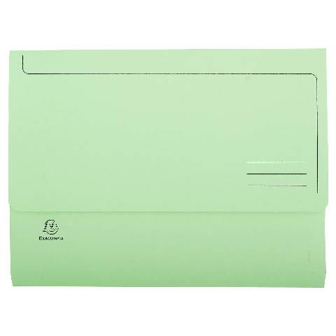 Exacompta 3x 50er Packung Dokumentmappen SUPER 210, A4 - Hellgrün - 46773E