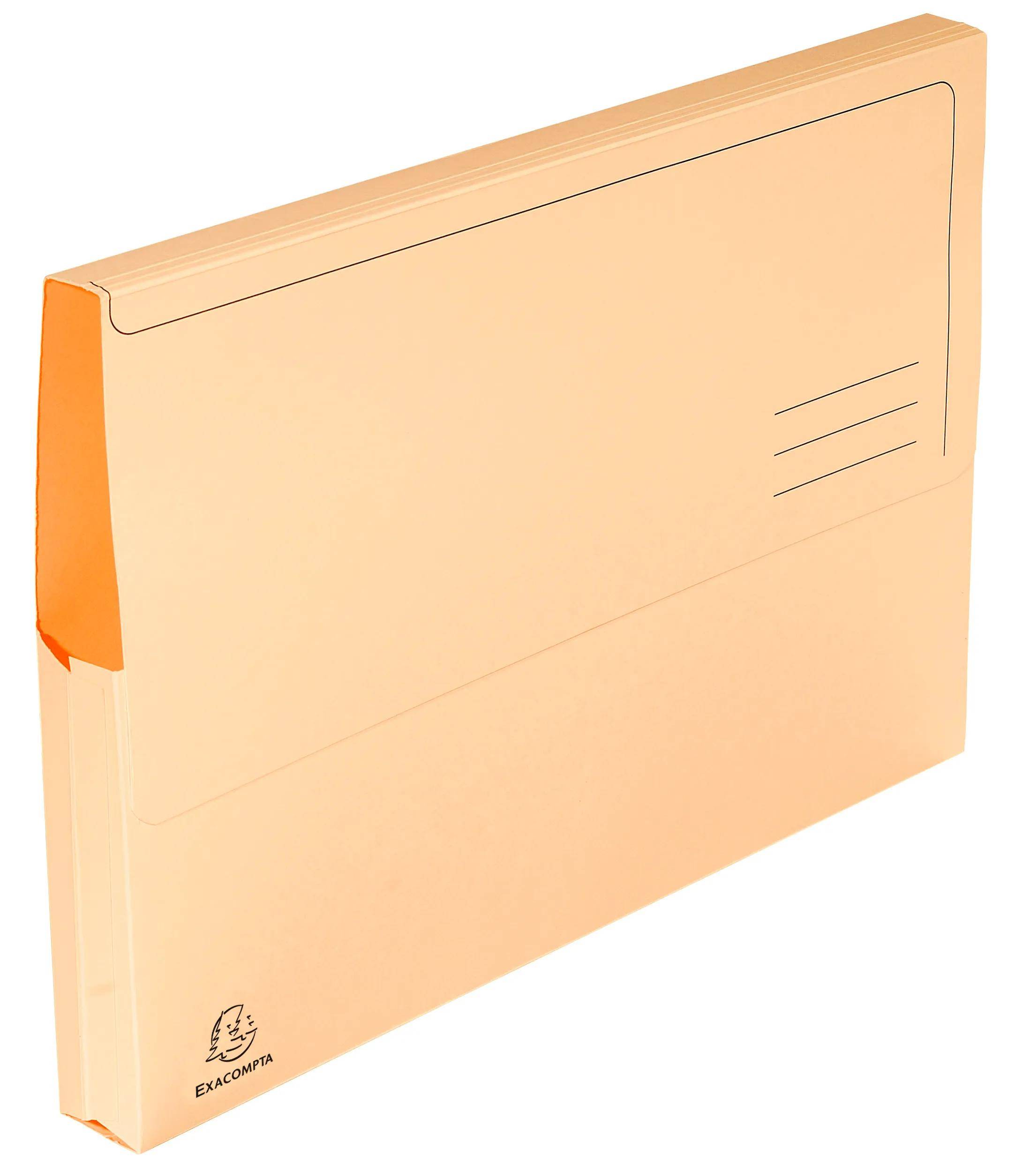 Exacompta 3x 50er Packung Dokumentmappen SUPER 210, A4 - Sand - 46774E