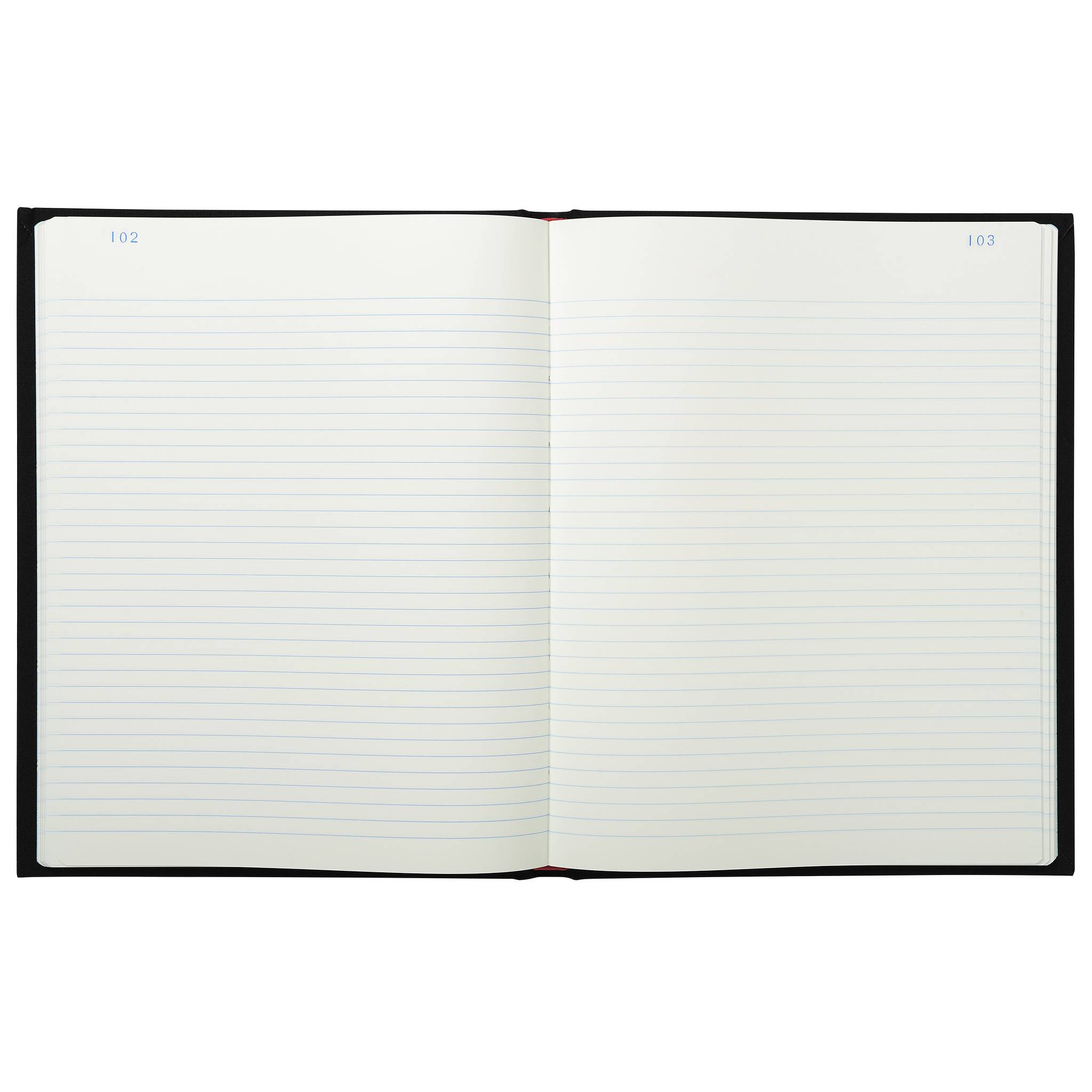 Exacompta Geschäftsbuch liniert 32x25 cm 200S - Schwarz - 6422E