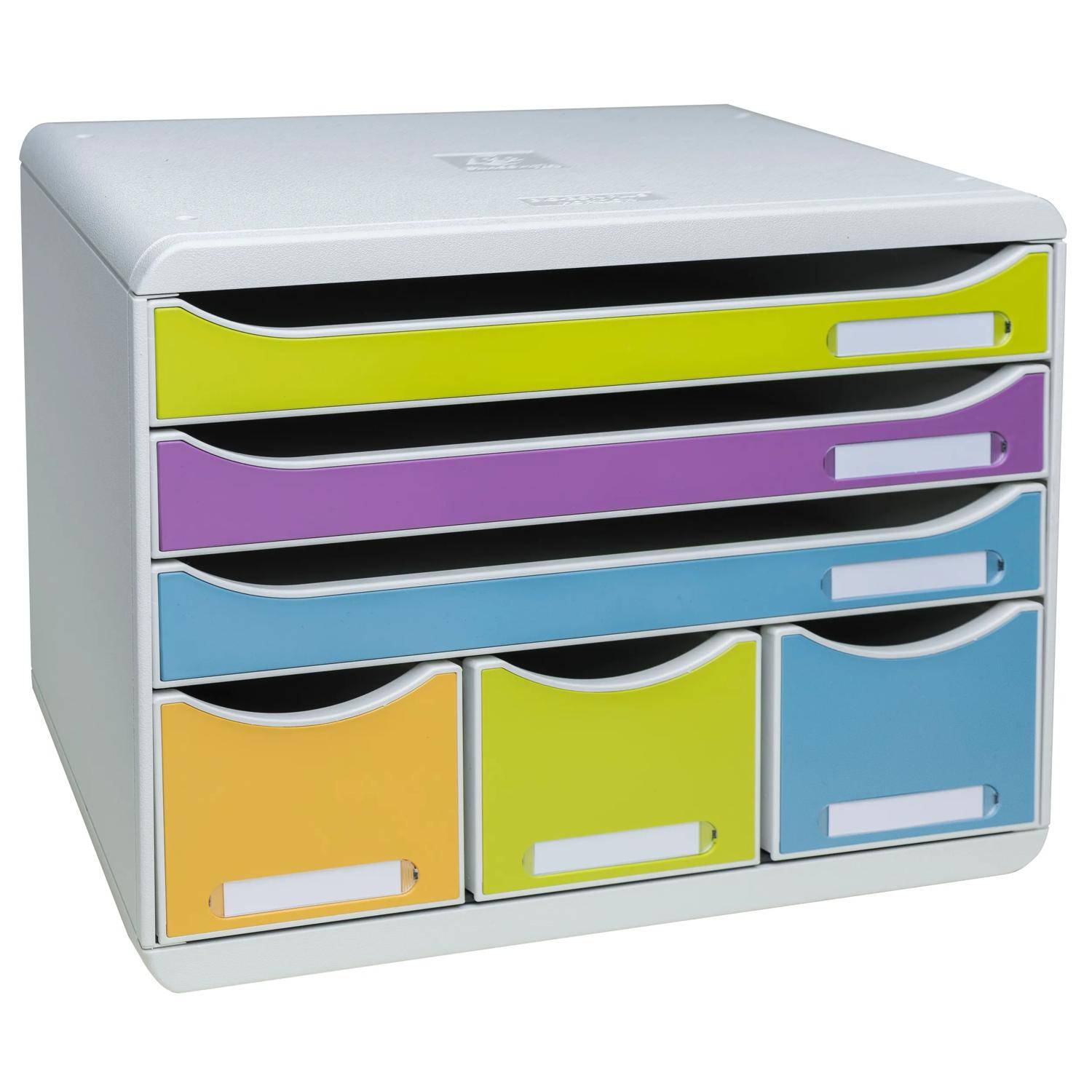 Exacompta Schubladenbox STOREBOX, 6 Schubladen, Pop N'Co Farben sortiert 306909D