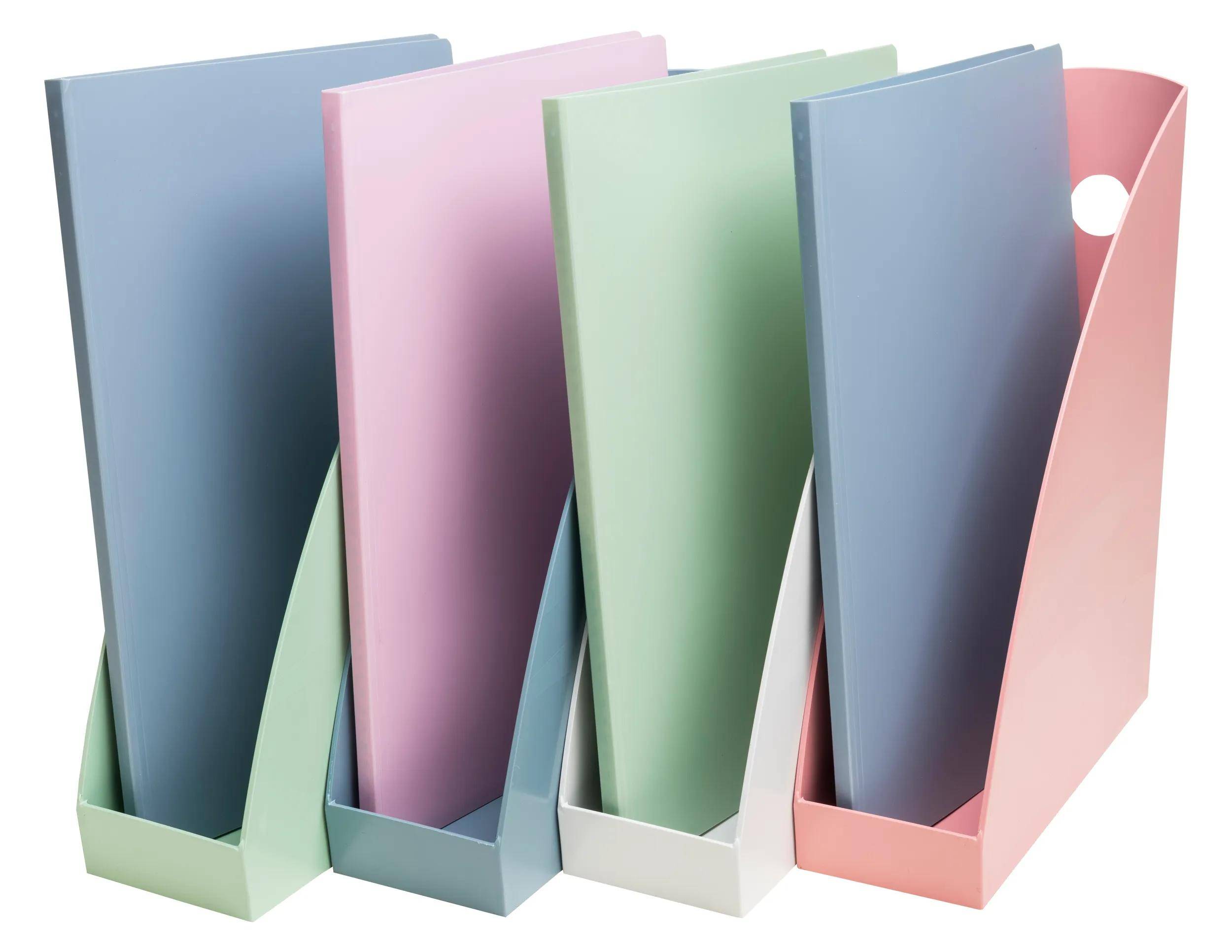 Exacompta Set mit 4 Stehsammlern Mag-Cube AutentiK Farben sortiert 182303SETD