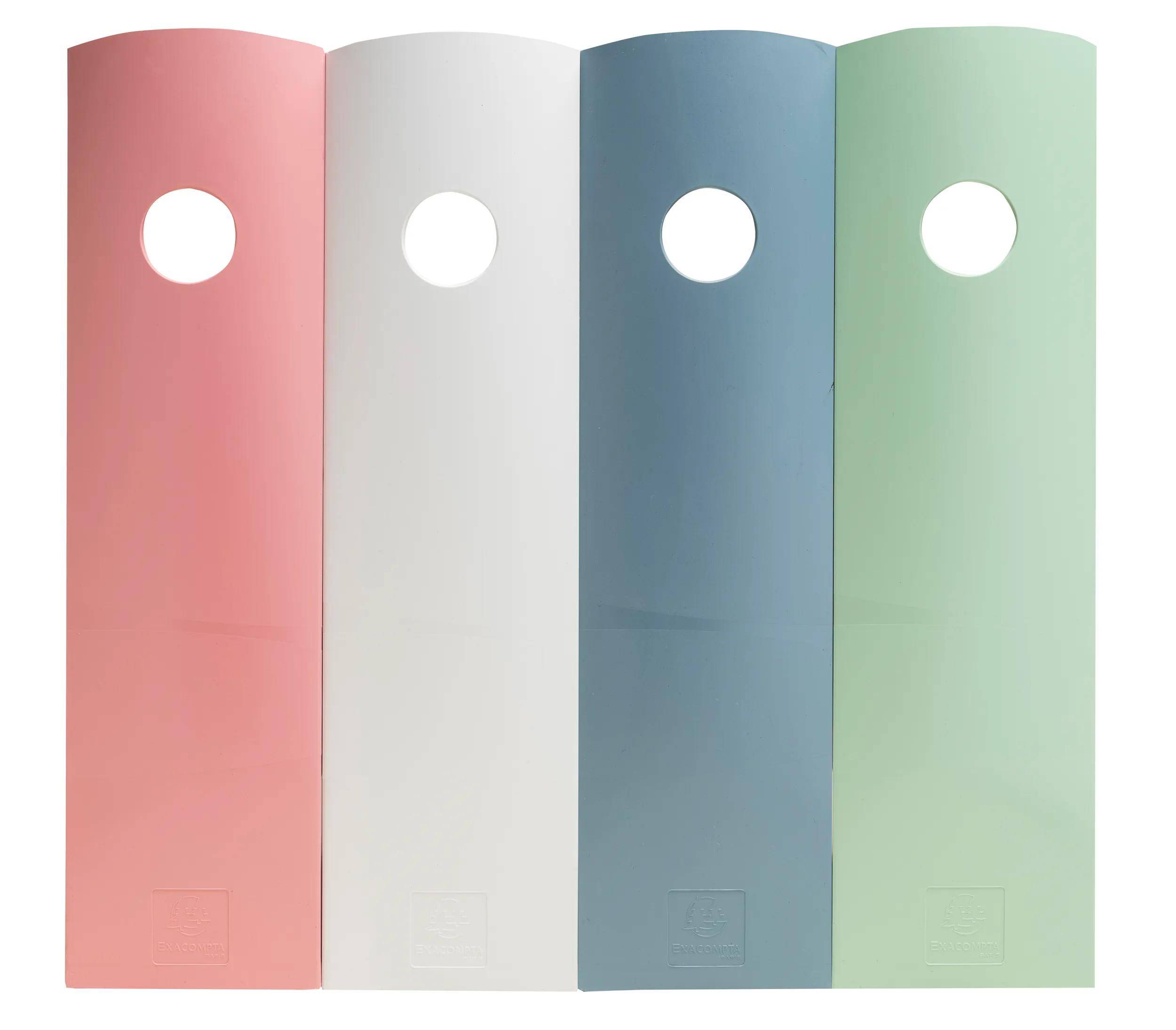 Exacompta Set mit 4 Stehsammlern Mag-Cube AutentiK Farben sortiert 182303SETD
