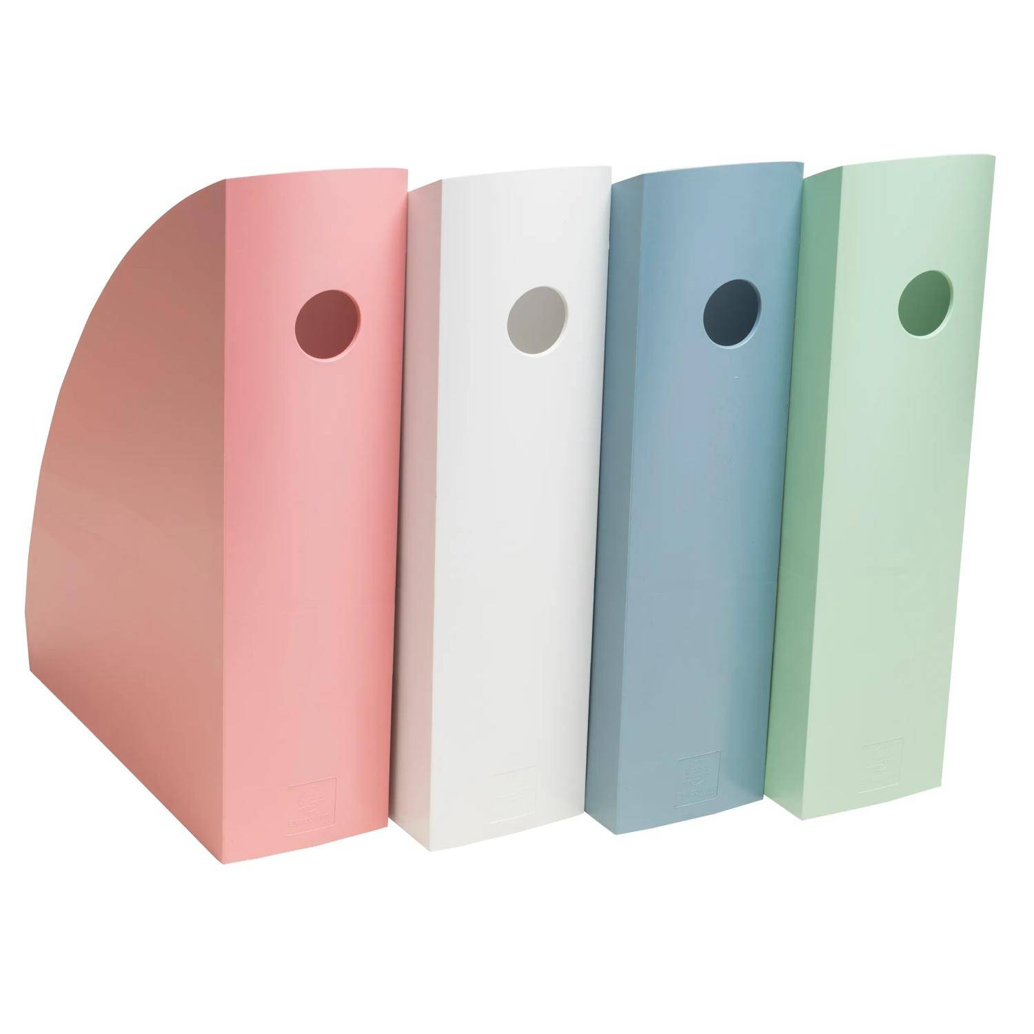 Exacompta Set mit 4 Stehsammlern Mag-Cube AutentiK Farben sortiert 182303SETD