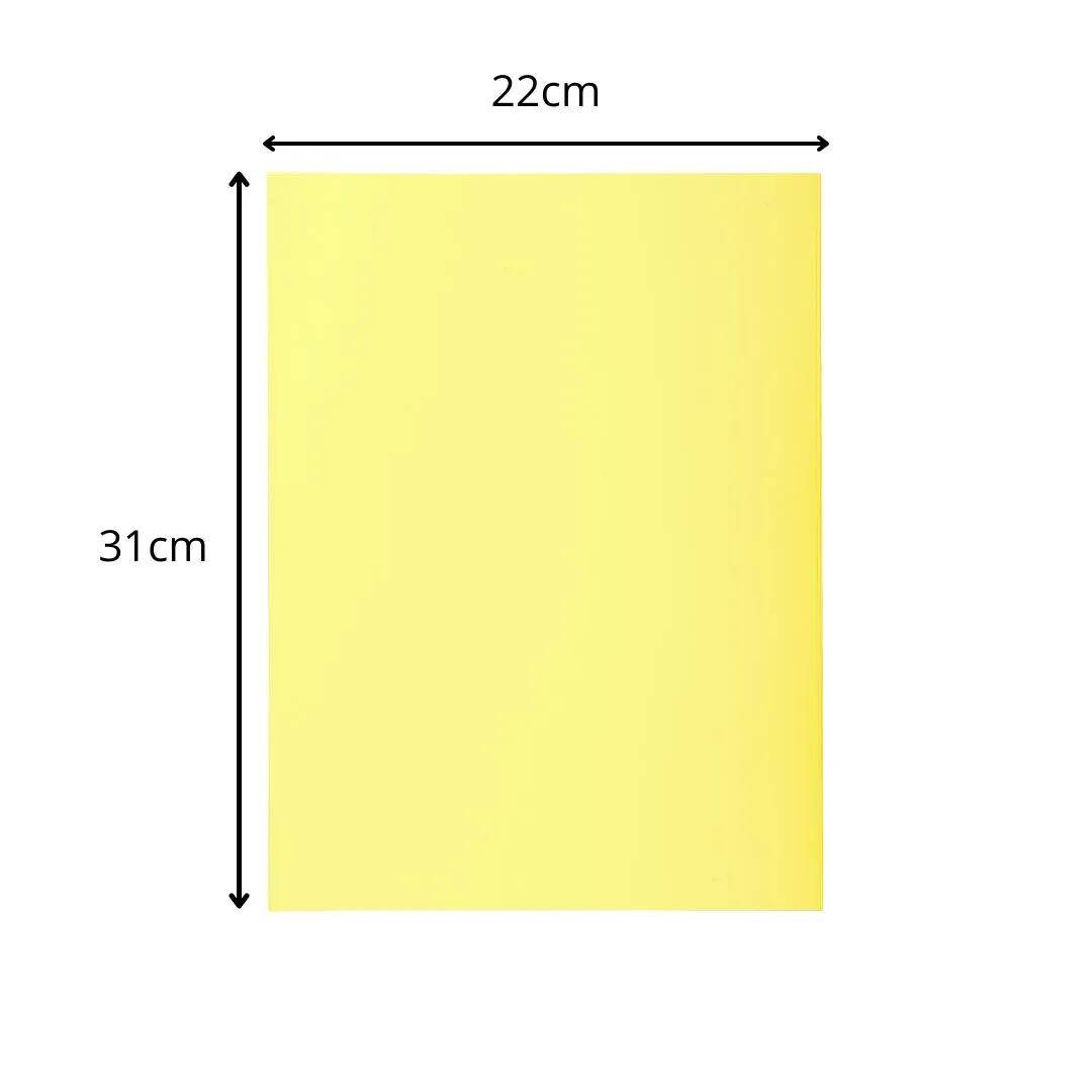 Exacompta 5x 250er Packung SUPER 60 Sortiert - Kanariengelb - 850005E
