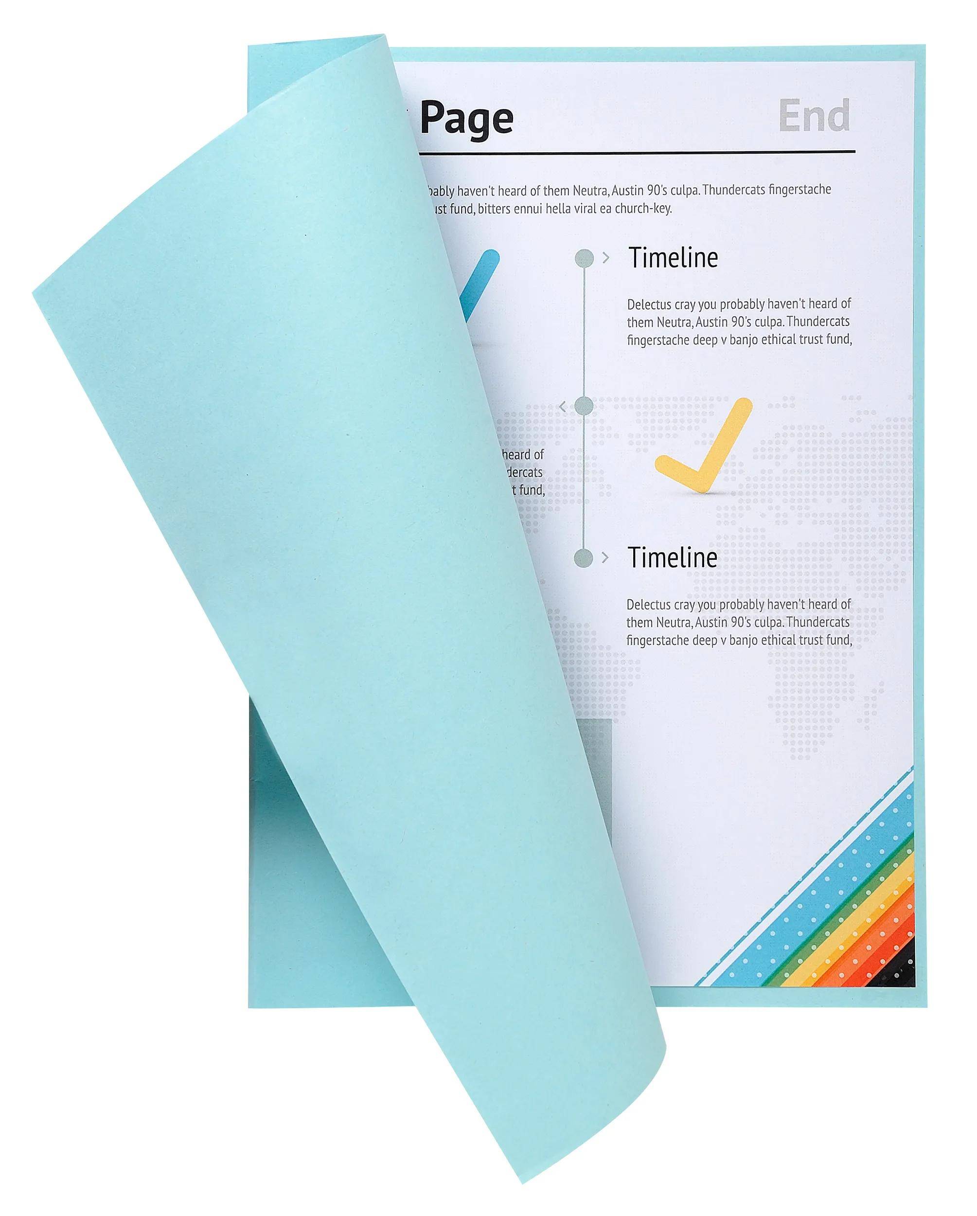 Exacompta 5x 250er Packung SUPER 60 Sortiert - Hellblau - 850006E