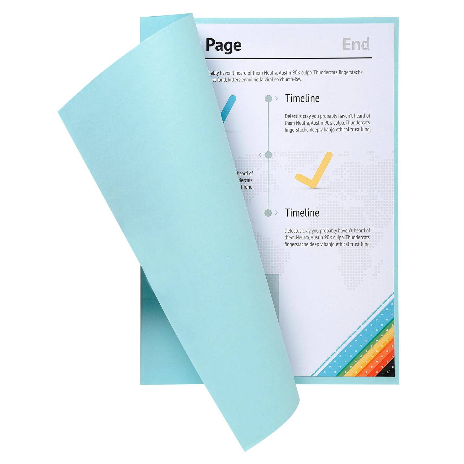 Exacompta 5x 250er Packung SUPER 60 Sortiert - Hellblau - 850006E